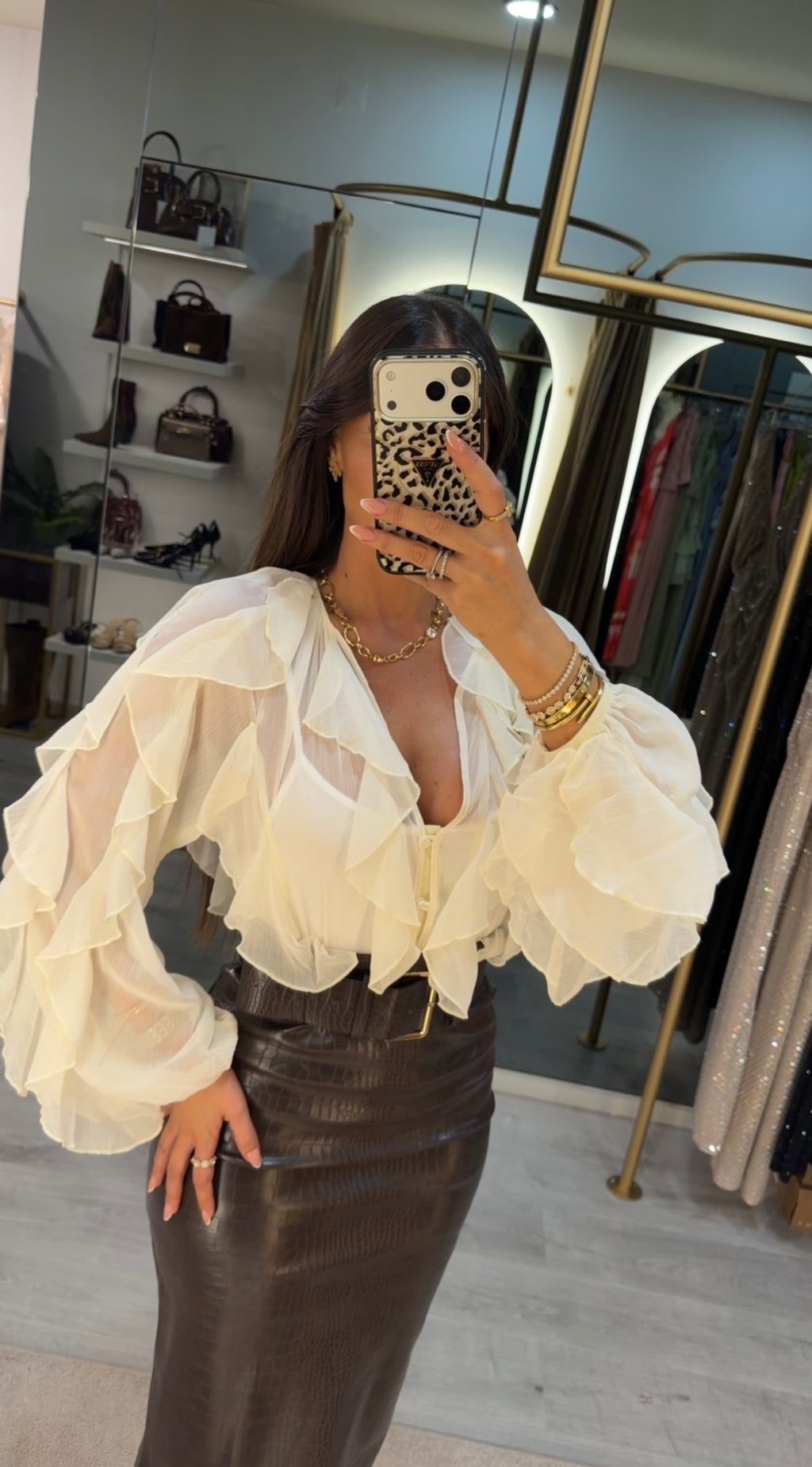 Camisa Romantic Ruffles