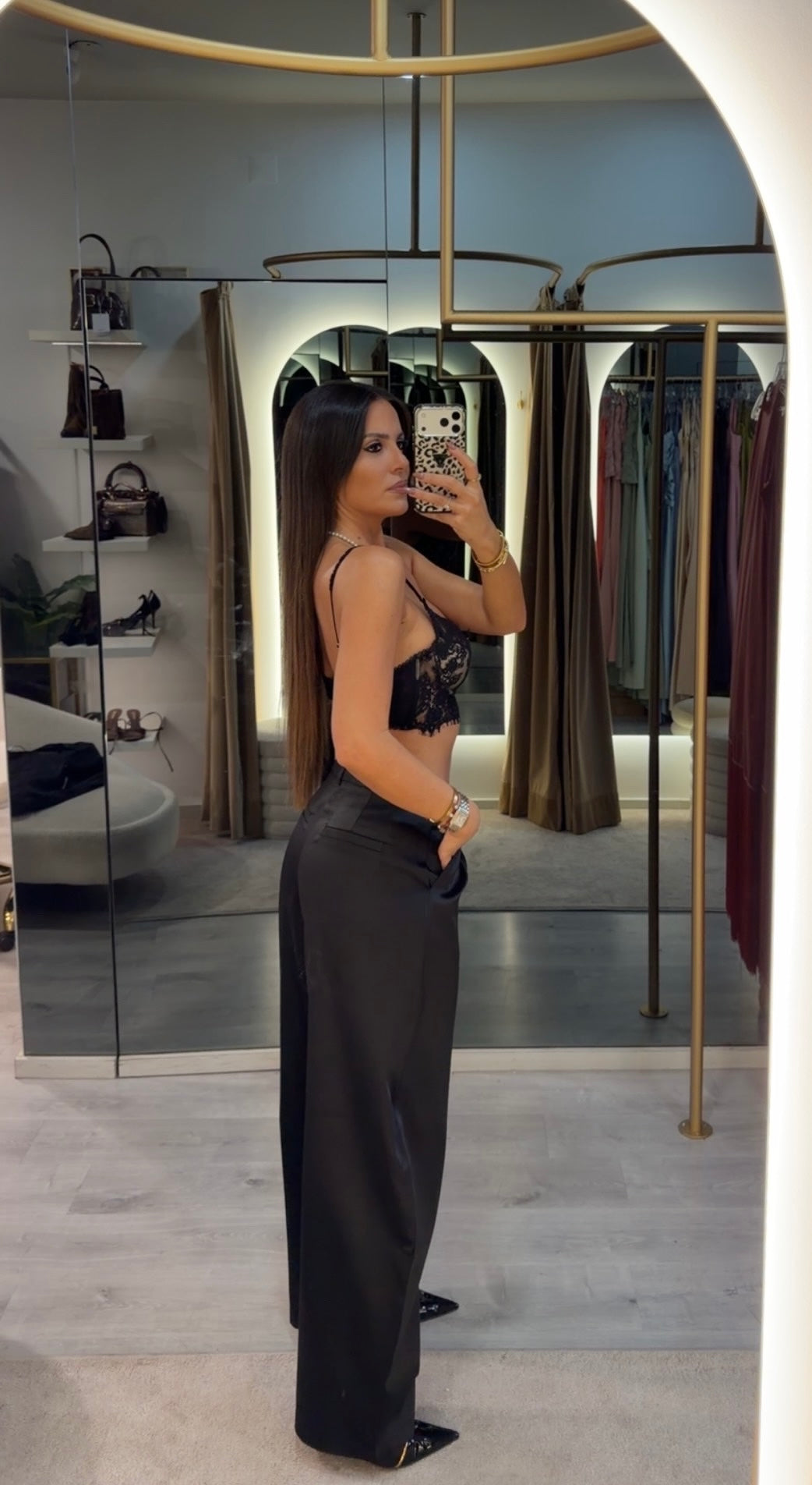 Satin Balloon Trousers