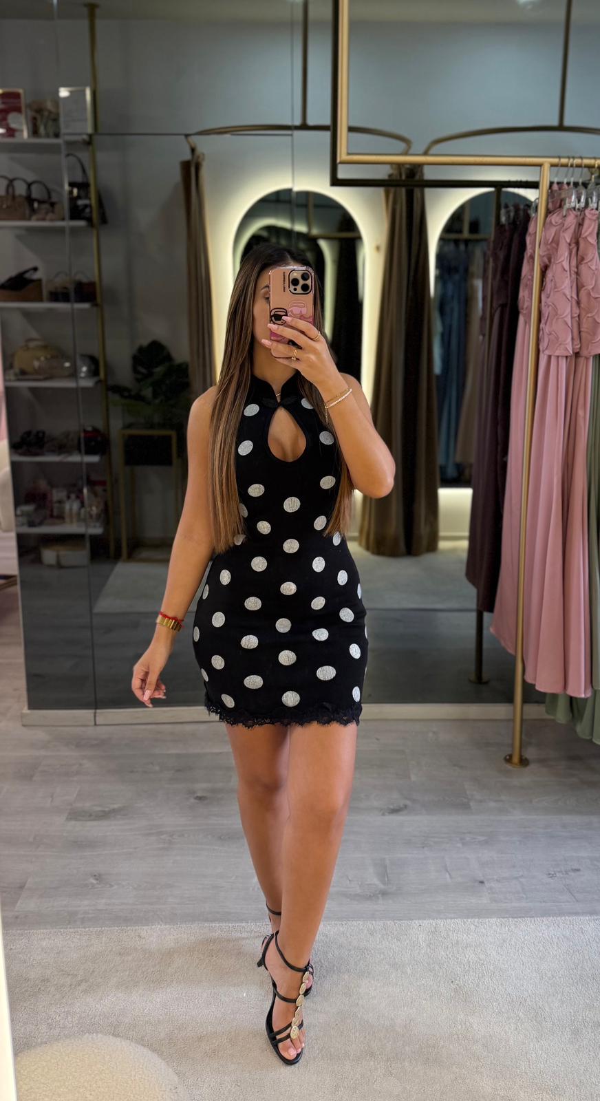 Vestido Chic Dots