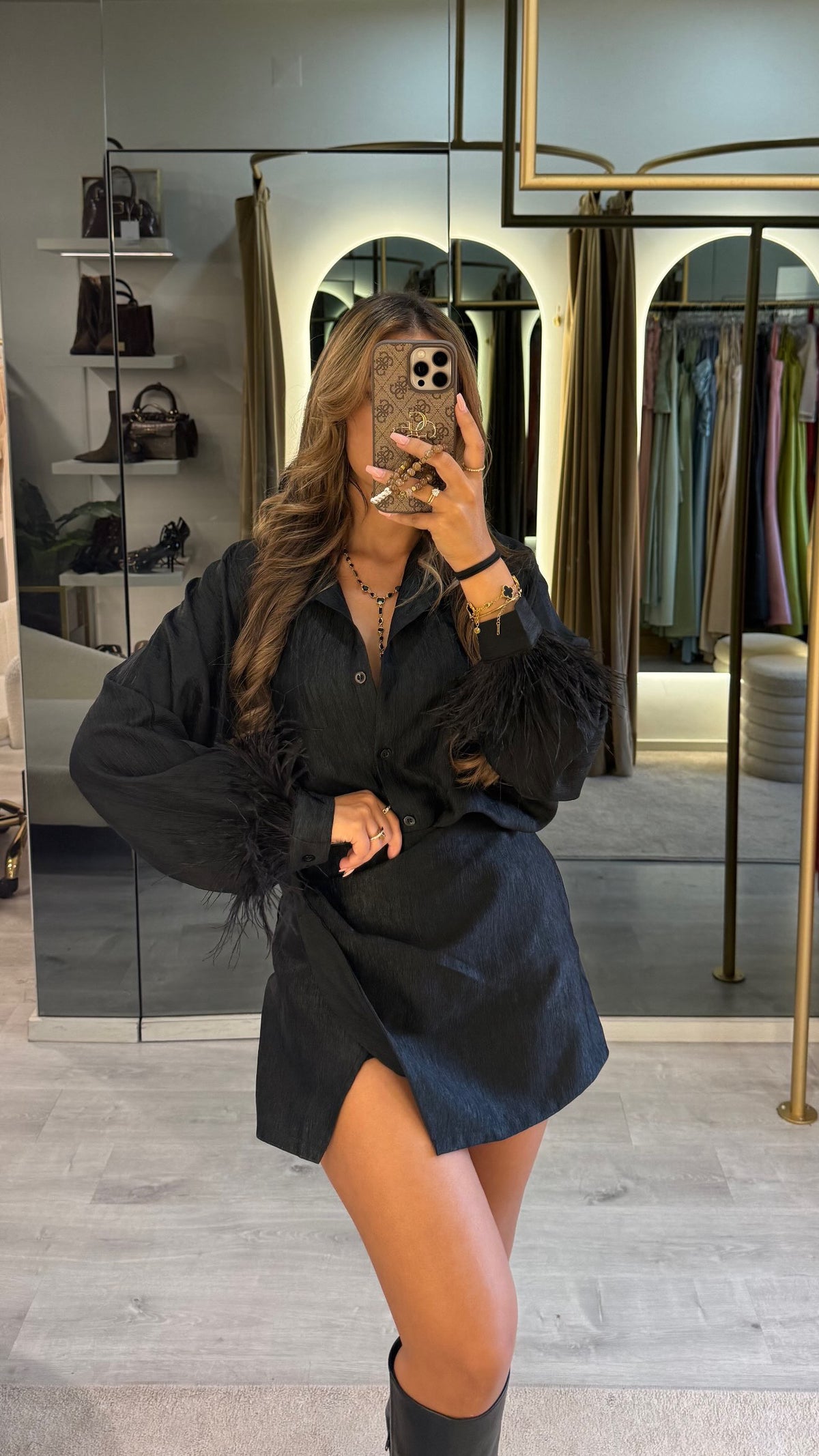 Camisa Feather Elegance