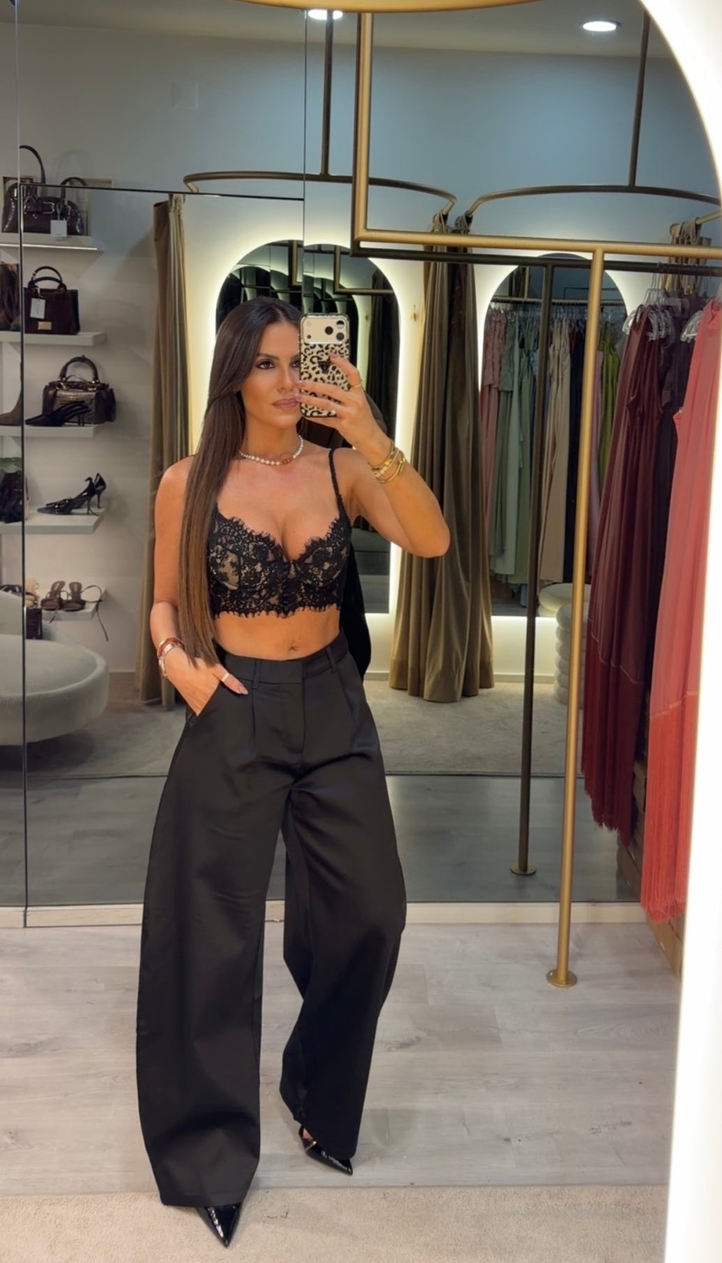 Satin Balloon Trousers