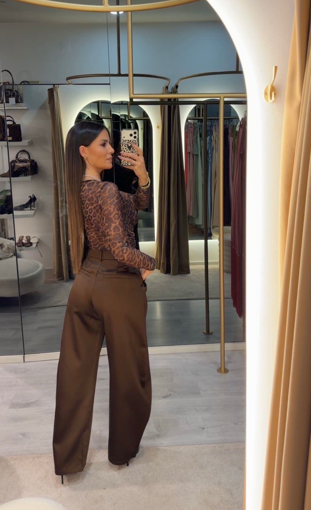 Satin Balloon Trousers