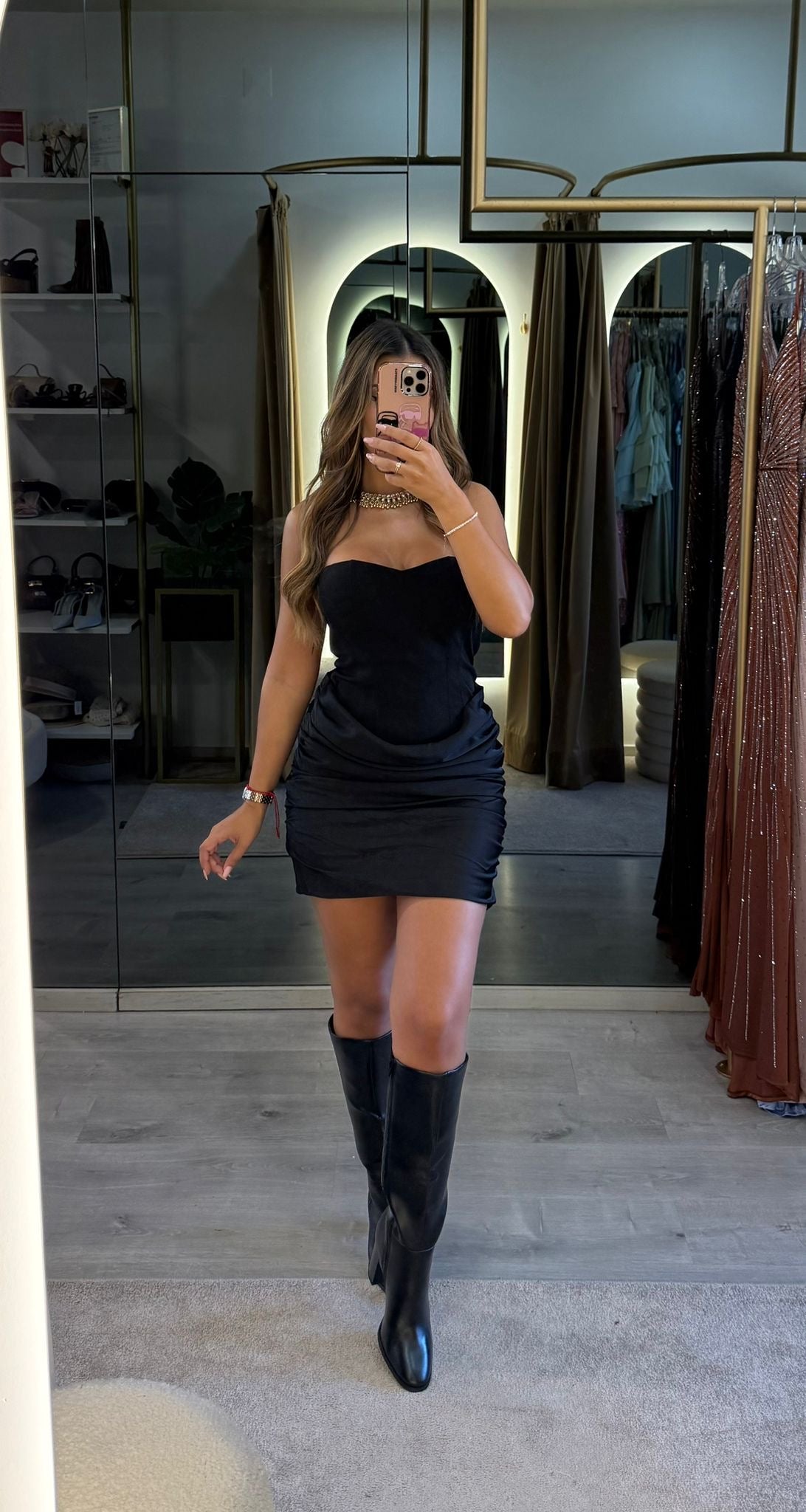 Vestido Corset Drapeado