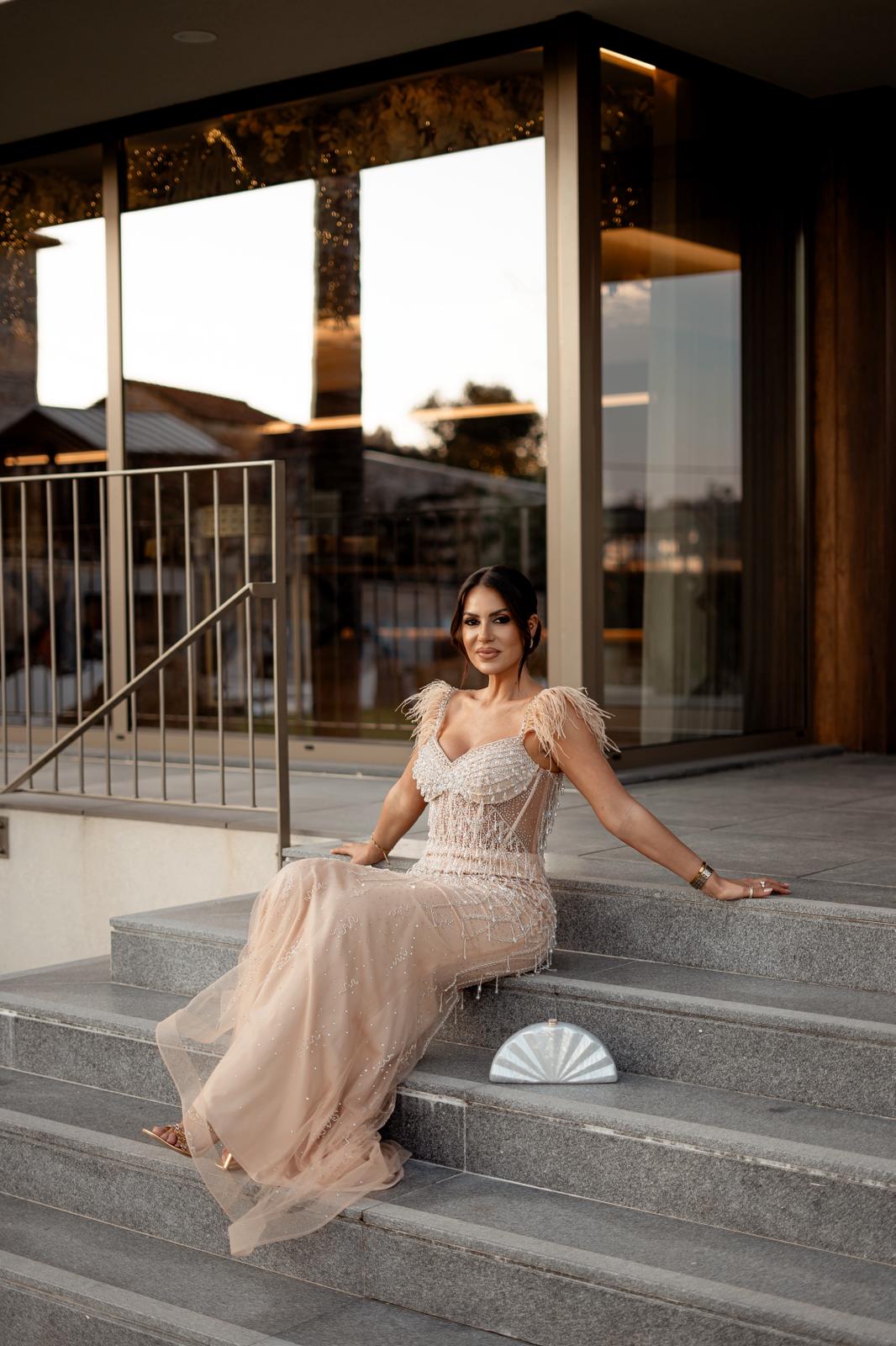 Vestido Luxe Champagne - F&P Paris