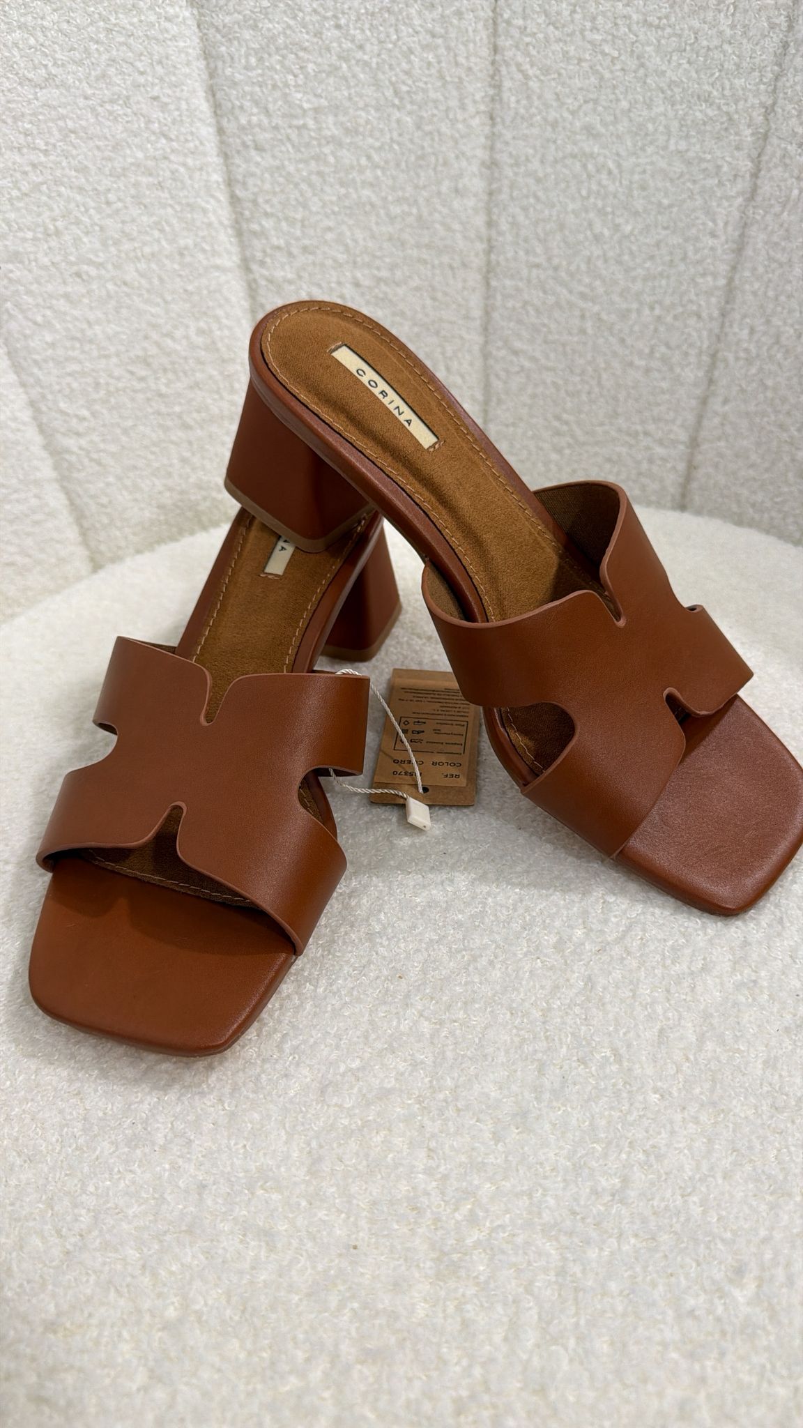 Sandália Mule H Camel