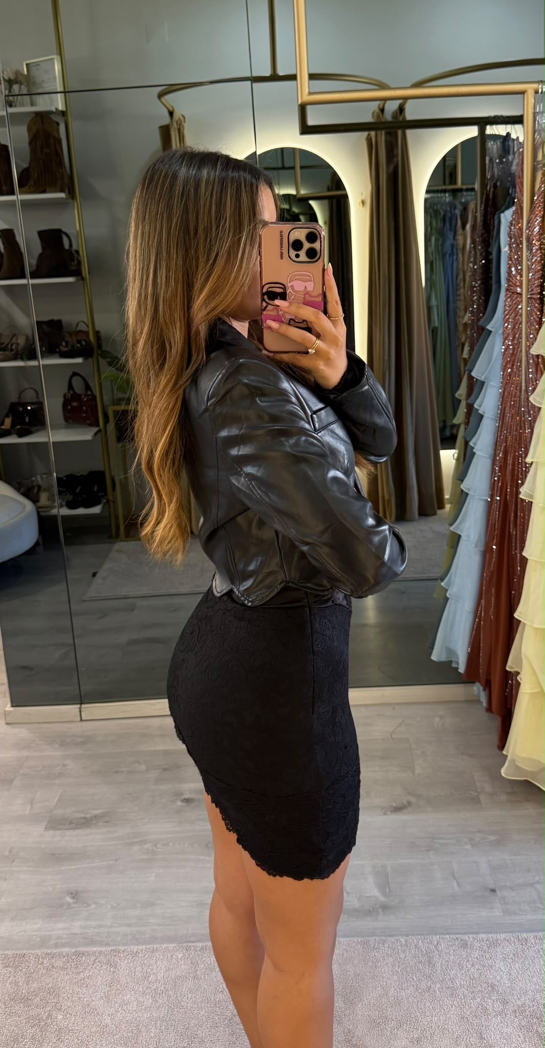 Casaco Noir Cropped