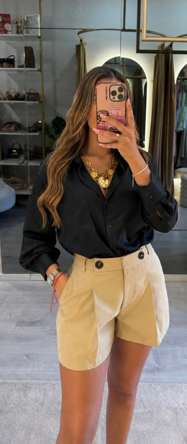 Camisa Acetinada – Élise