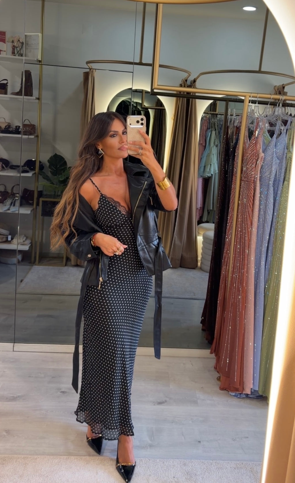 Vestido Poá – Amélie