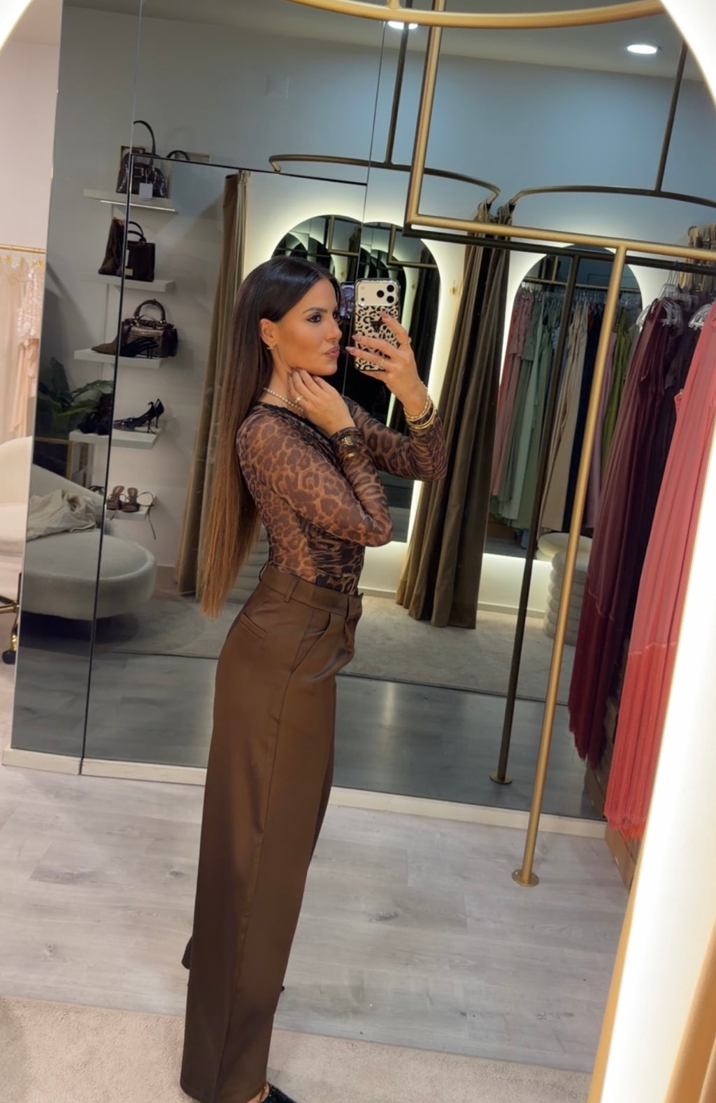 Satin Balloon Trousers