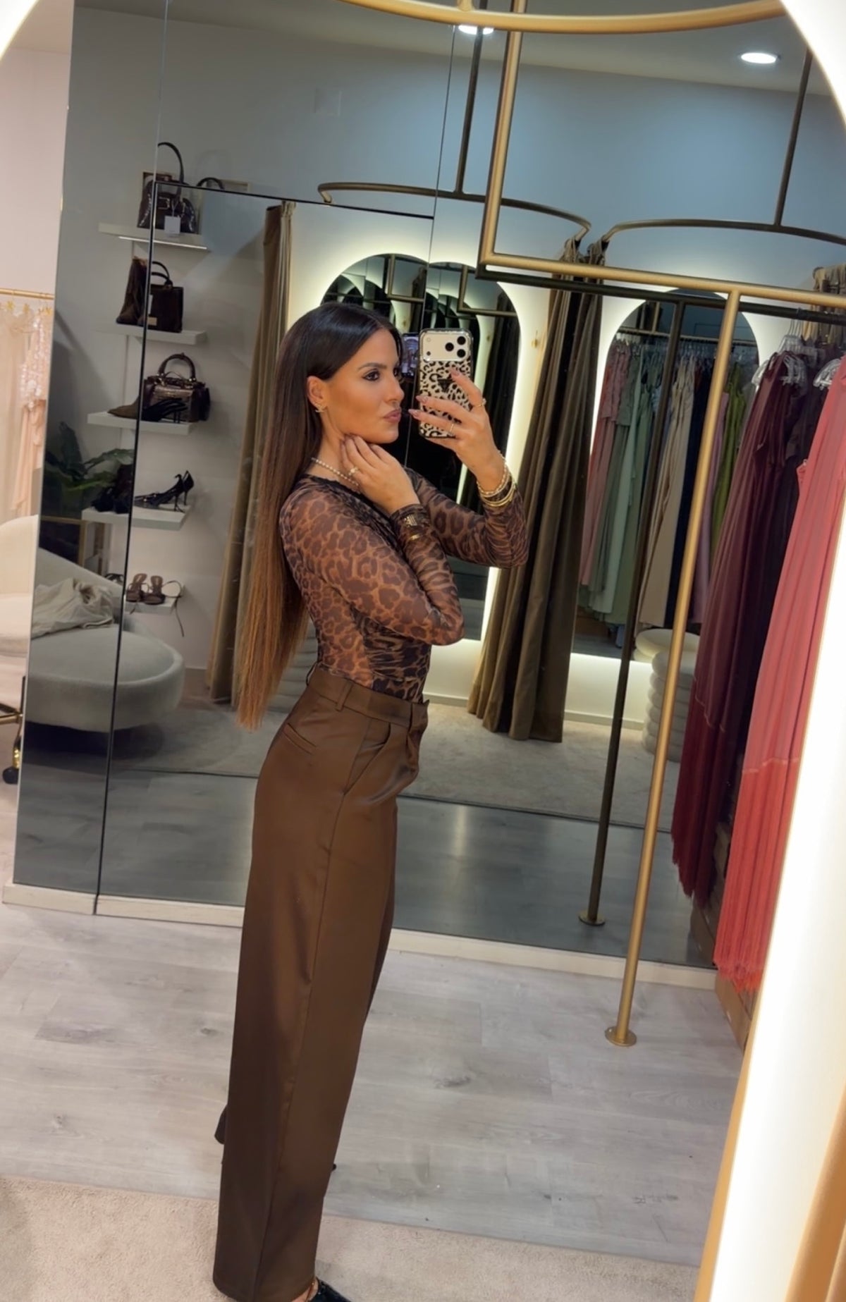 Satin Balloon Trousers