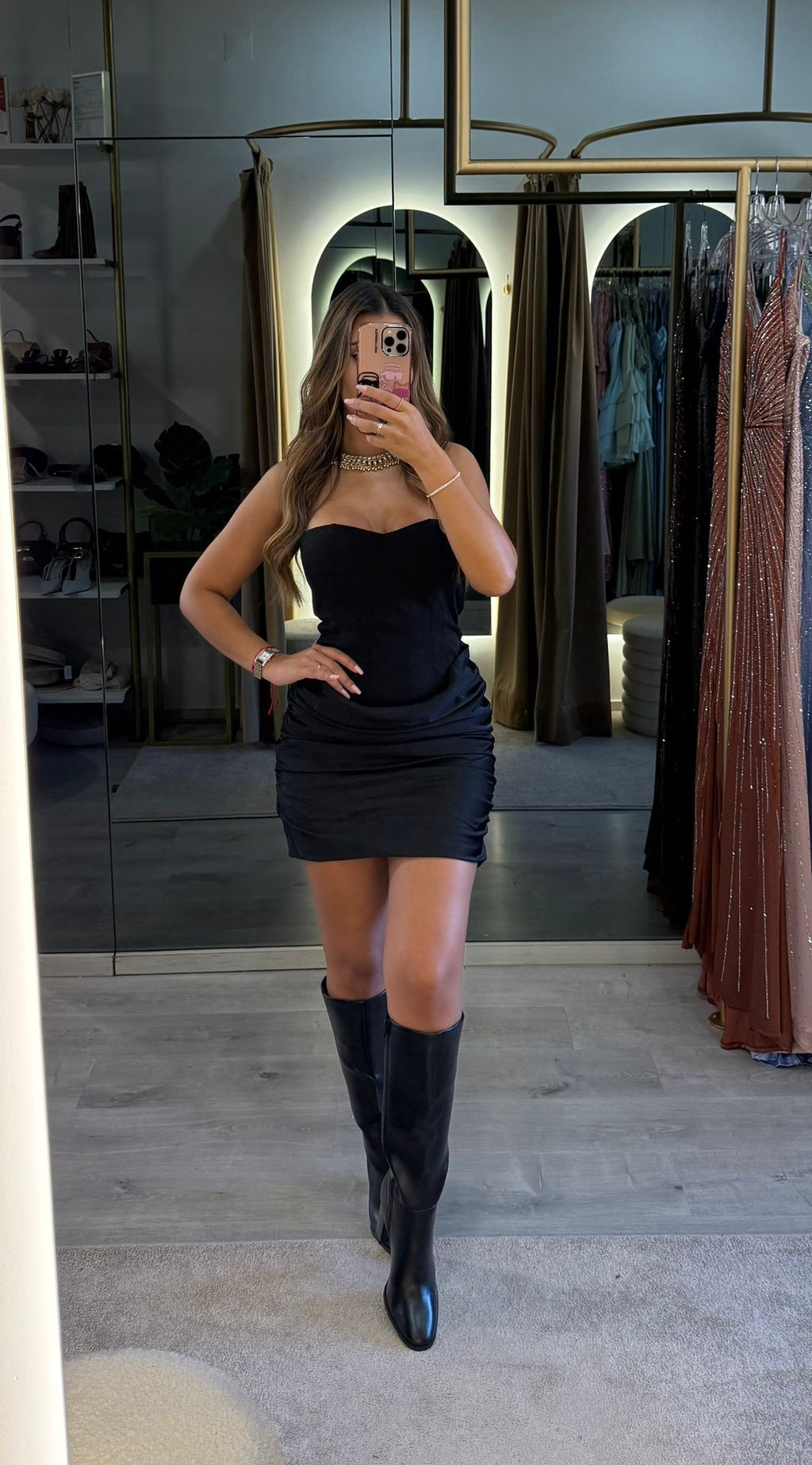 Vestido Corset Drapeado