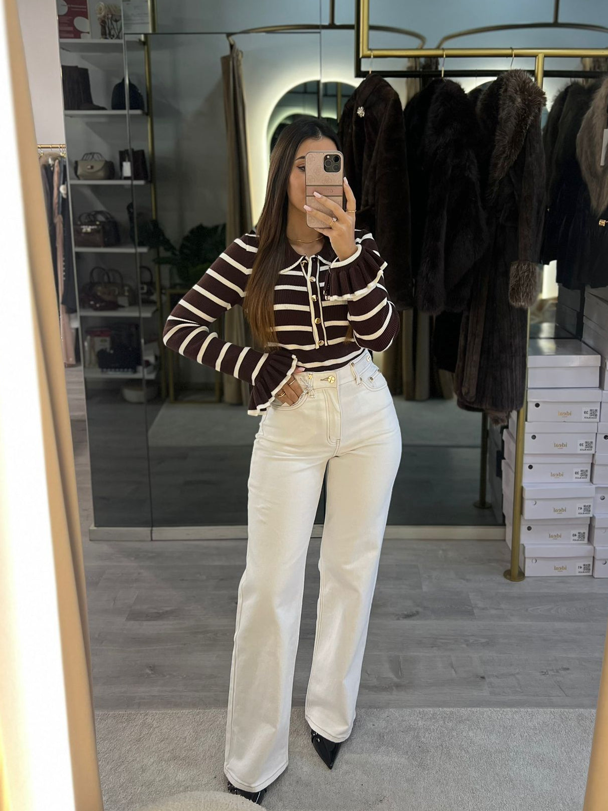 Calças Queen Hearts Brancas