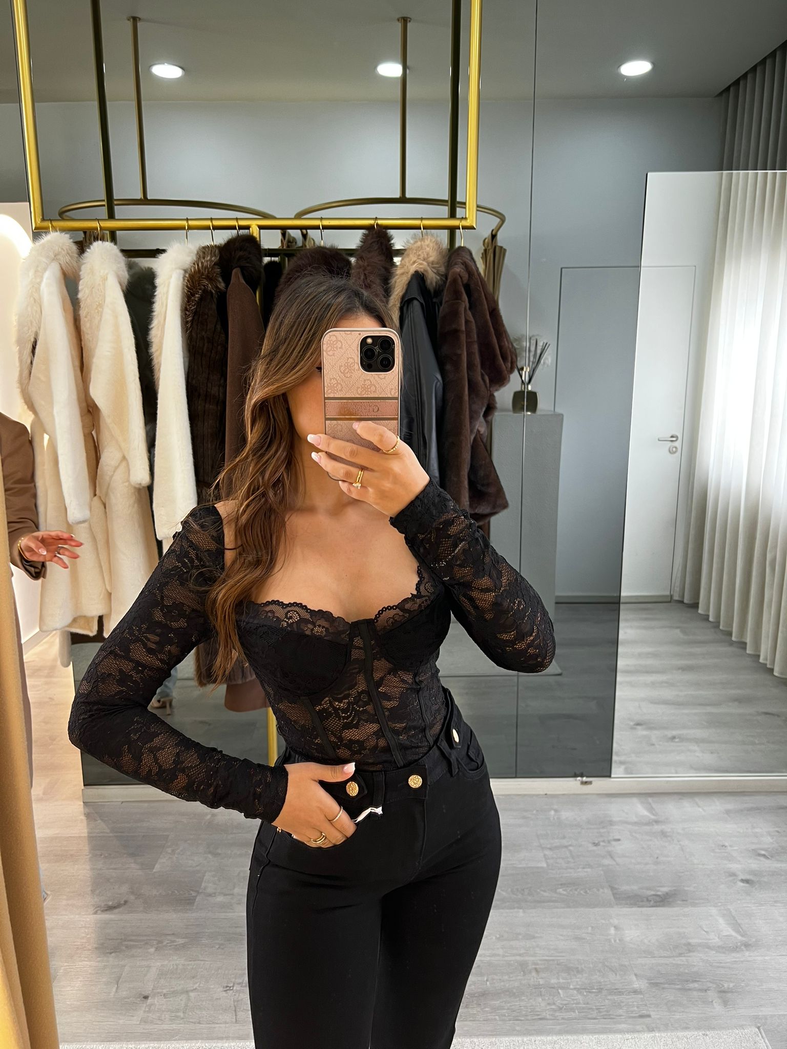 Body Corset em Renda