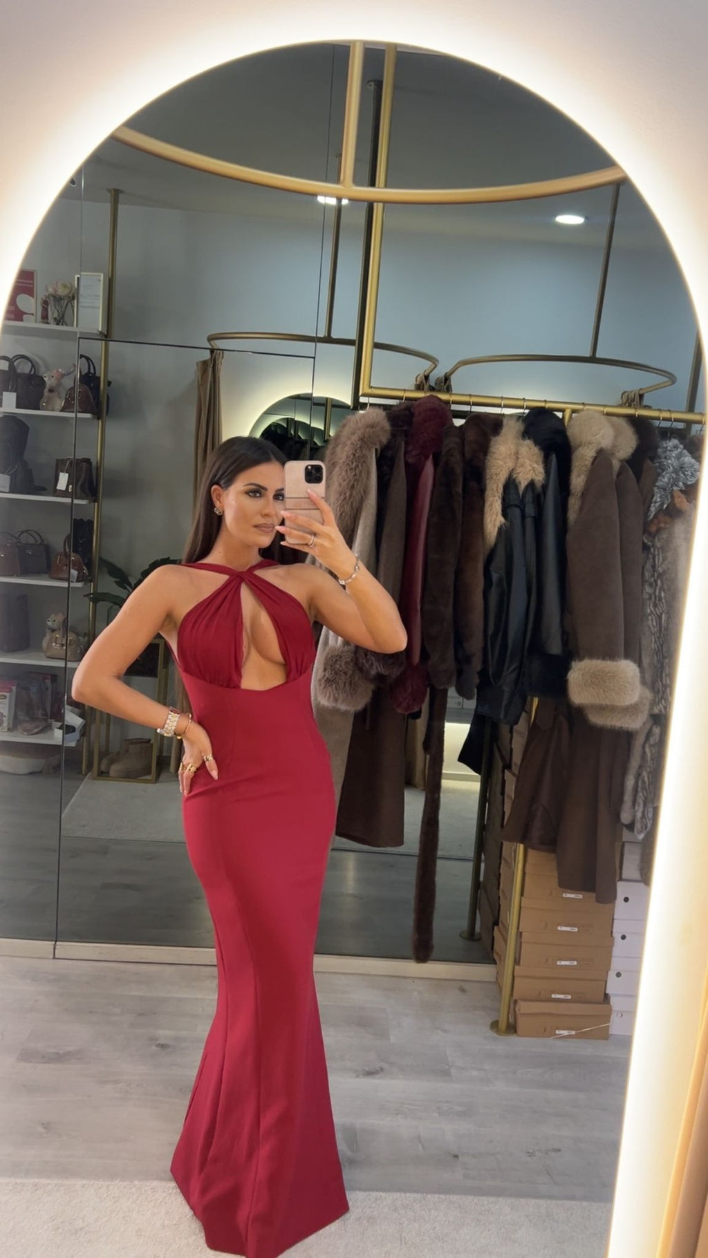 Vestido Longo com Pérolas - F&P Paris
