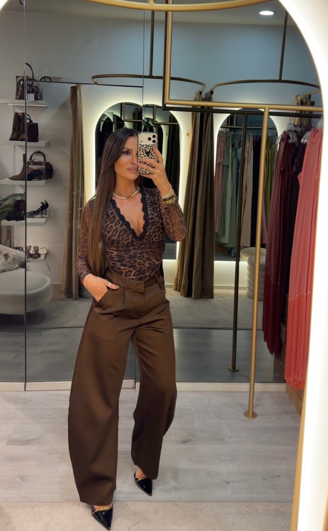 Satin Balloon Trousers