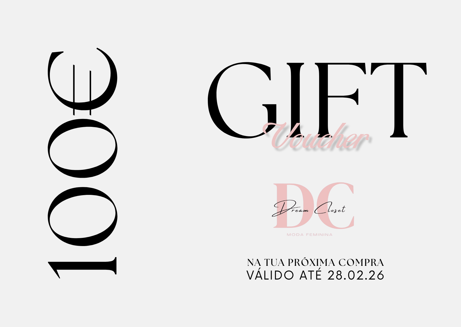 Voucher Dream Closet 100€