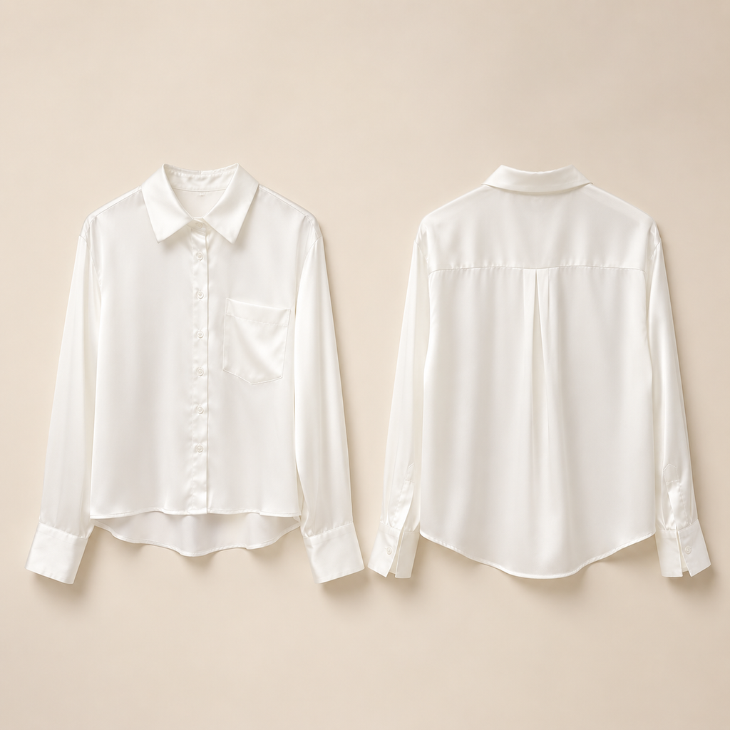 Camisa Acetinada – Élise
