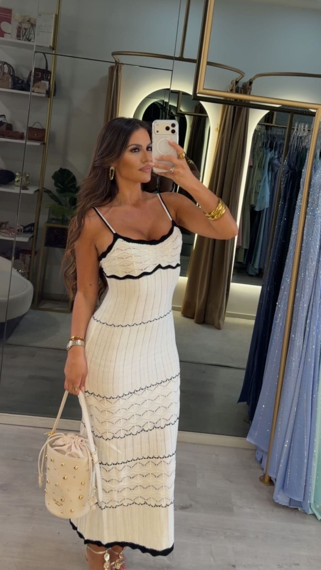 Vestido Monaco Croché