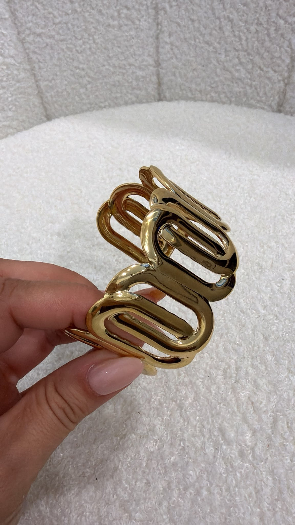 Bracelete Serpentina Dourada