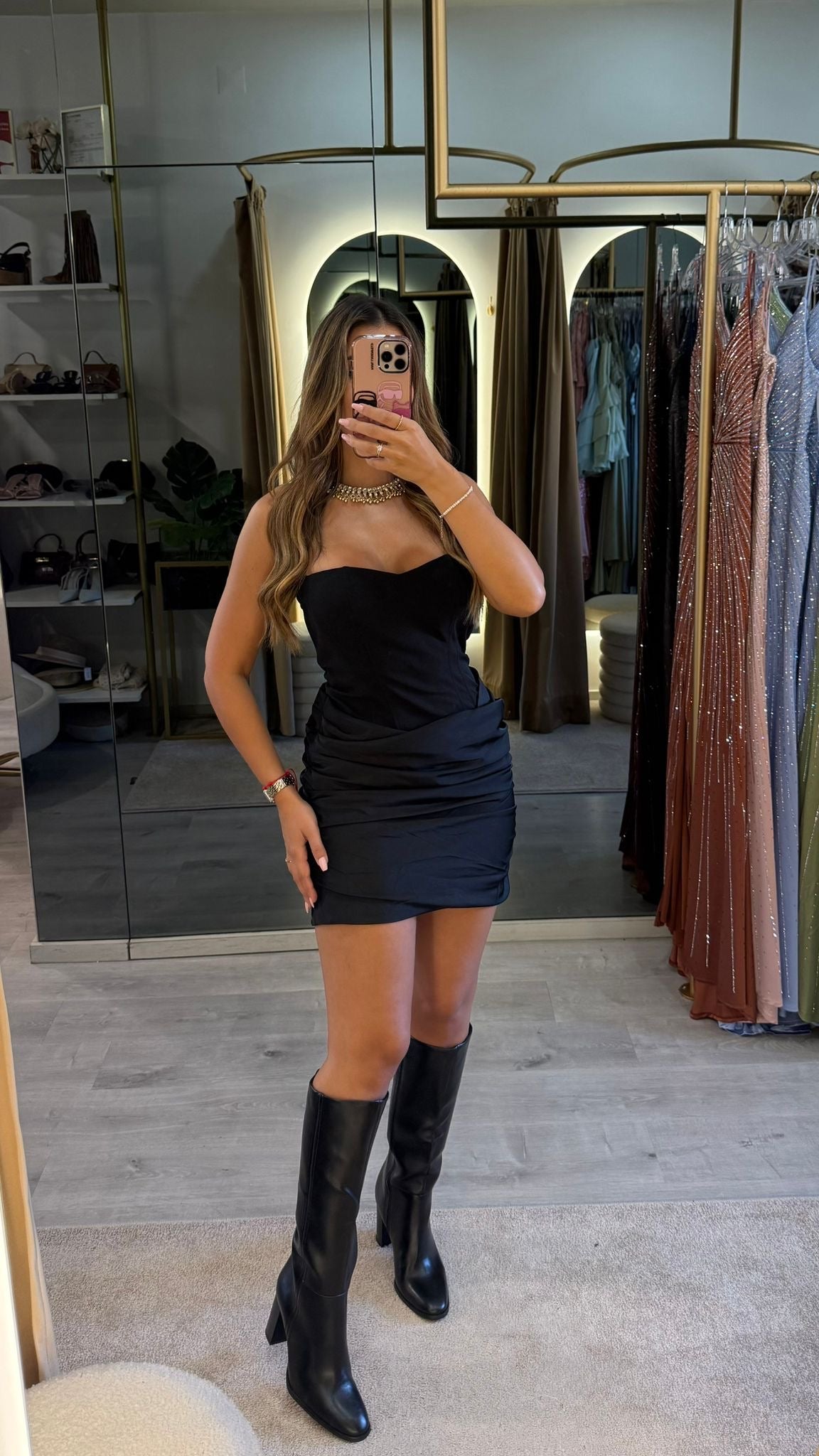 Vestido Corset Drapeado