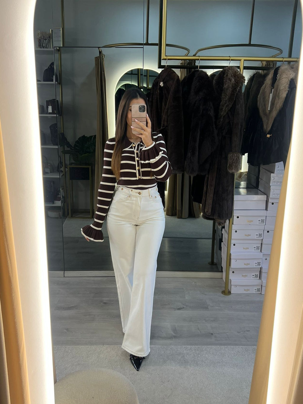 Calças Queen Hearts Brancas