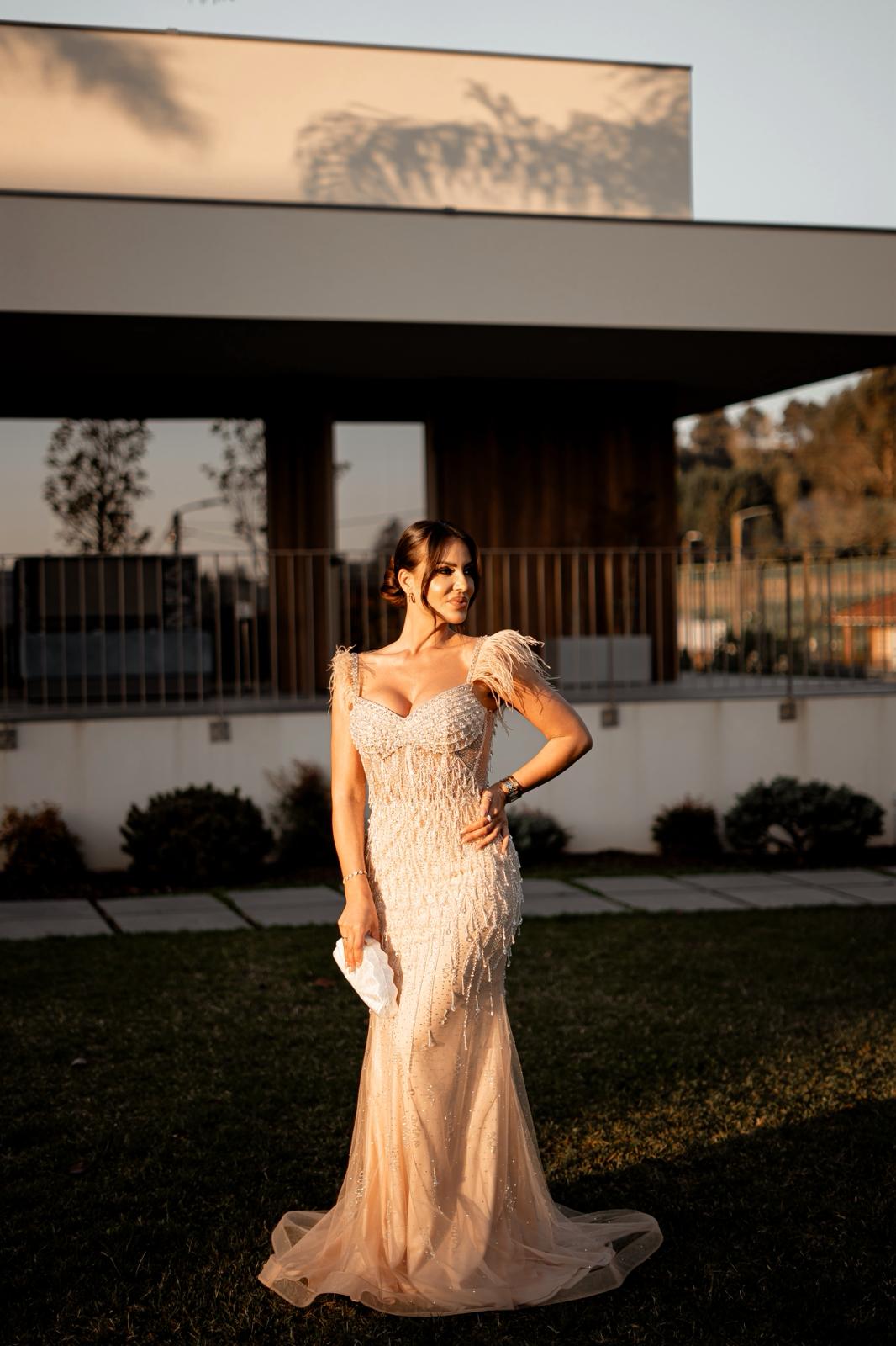 Vestido Luxe Champagne - F&P Paris