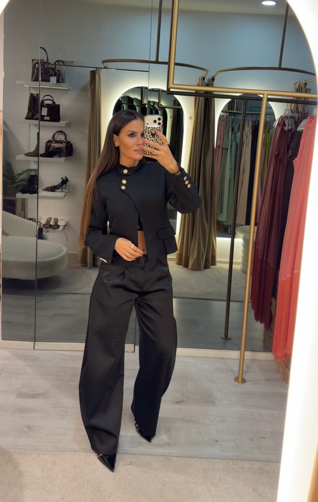 Satin Balloon Trousers