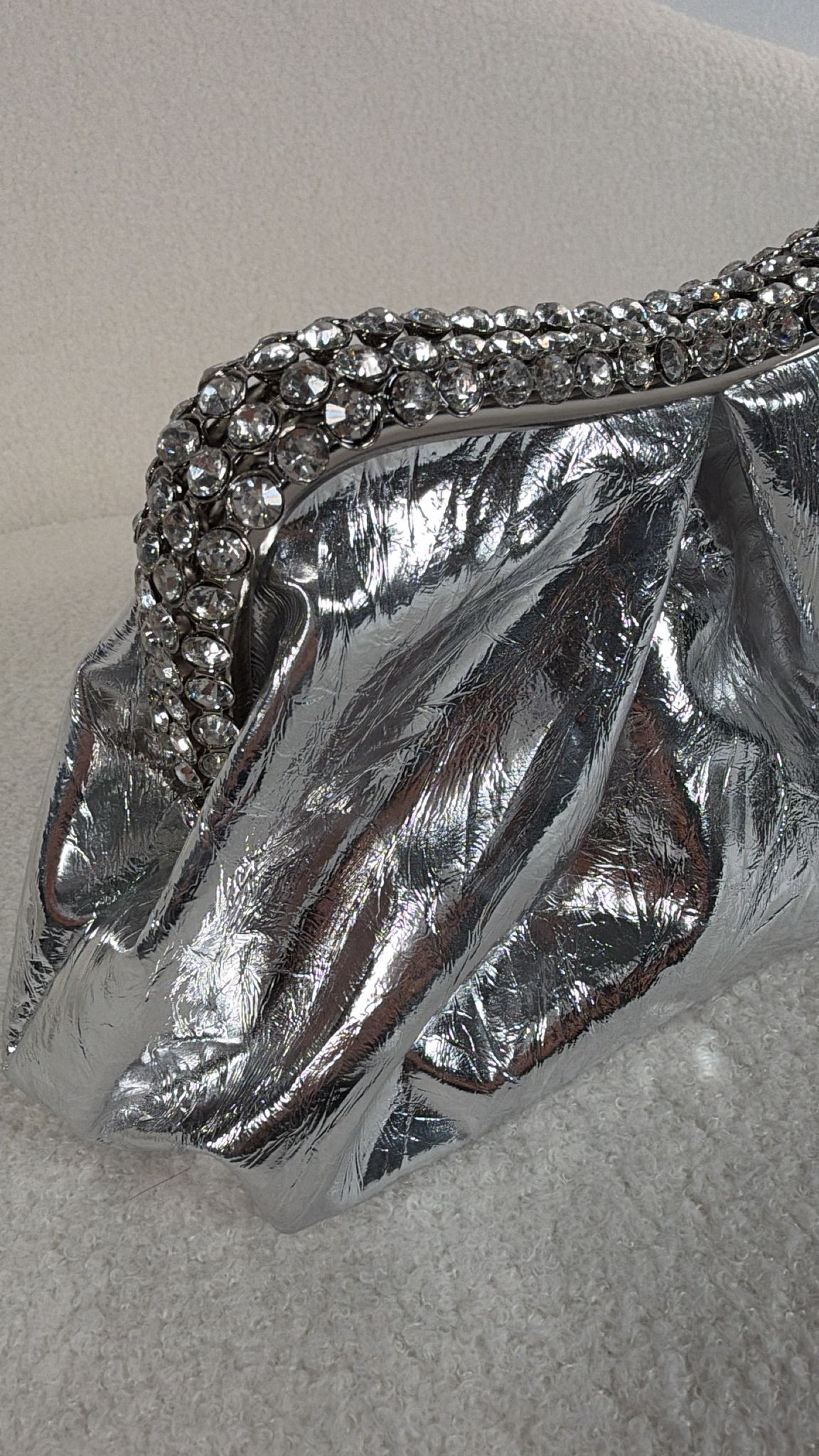 Clutch Silver Glam