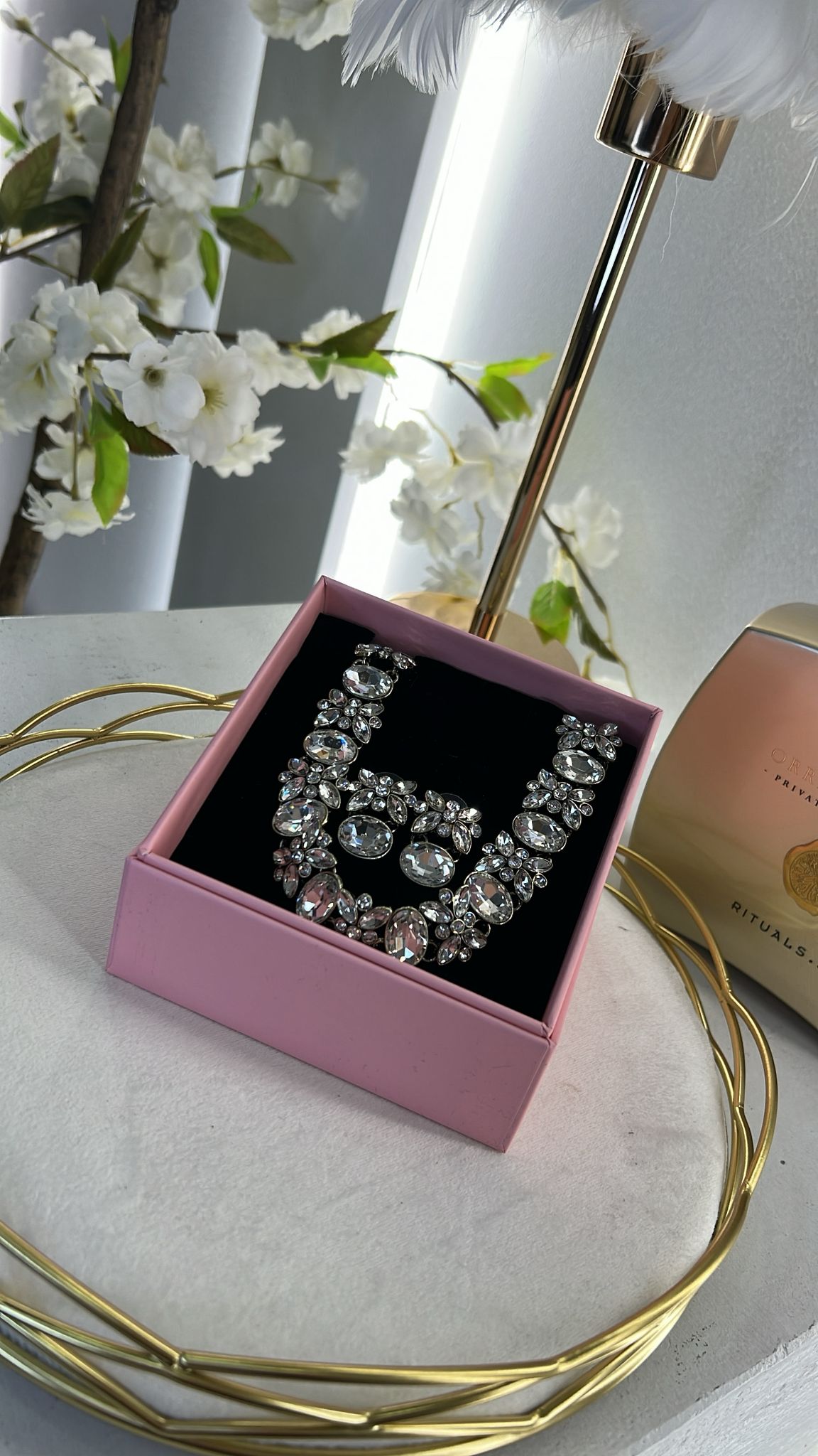 Brincos Dior Crystal