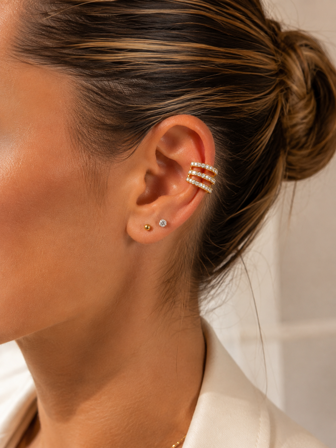 Ear Cuff Triplo