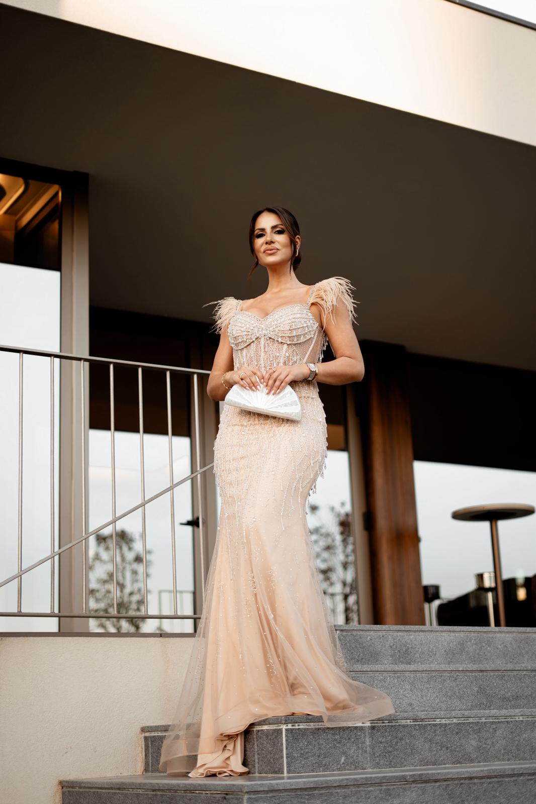 Vestido Luxe Champagne - F&P Paris