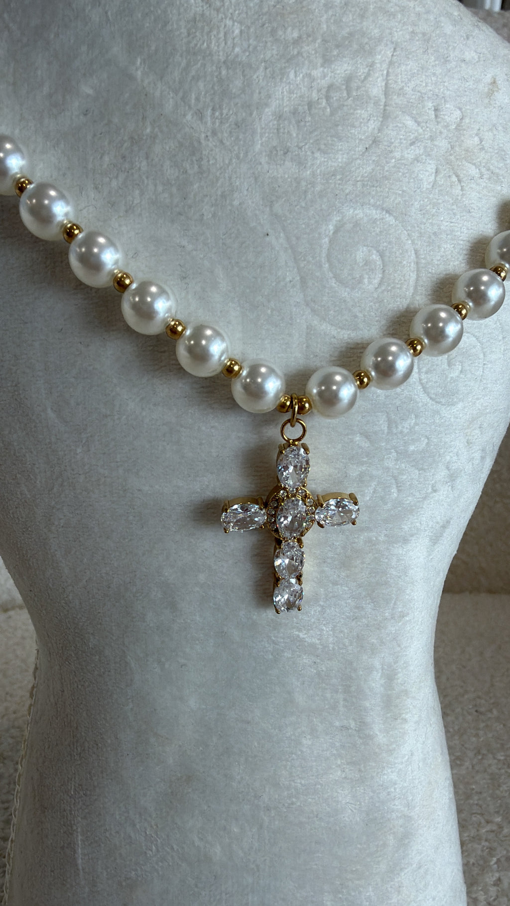 Colar Faith Pearl