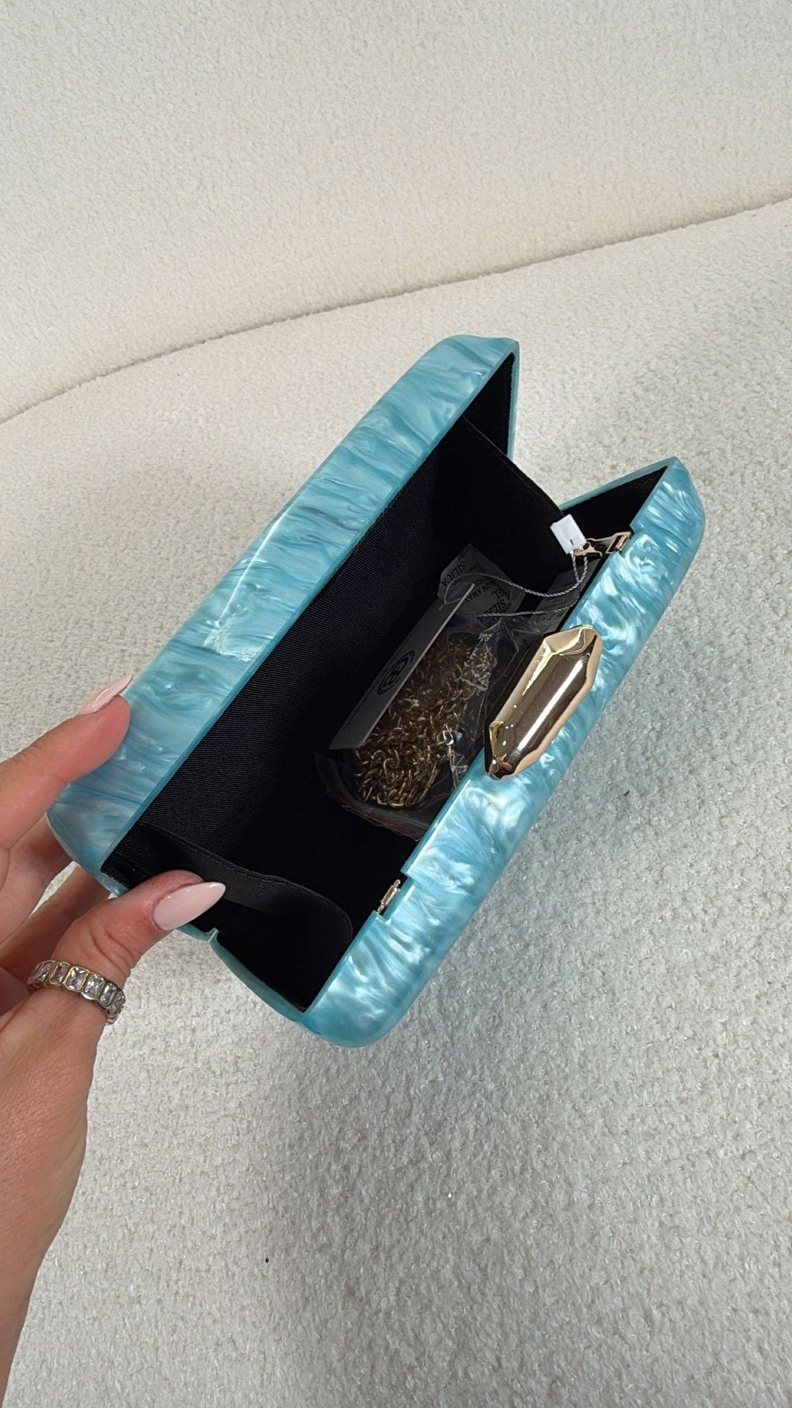 Clutch Aqua Marble