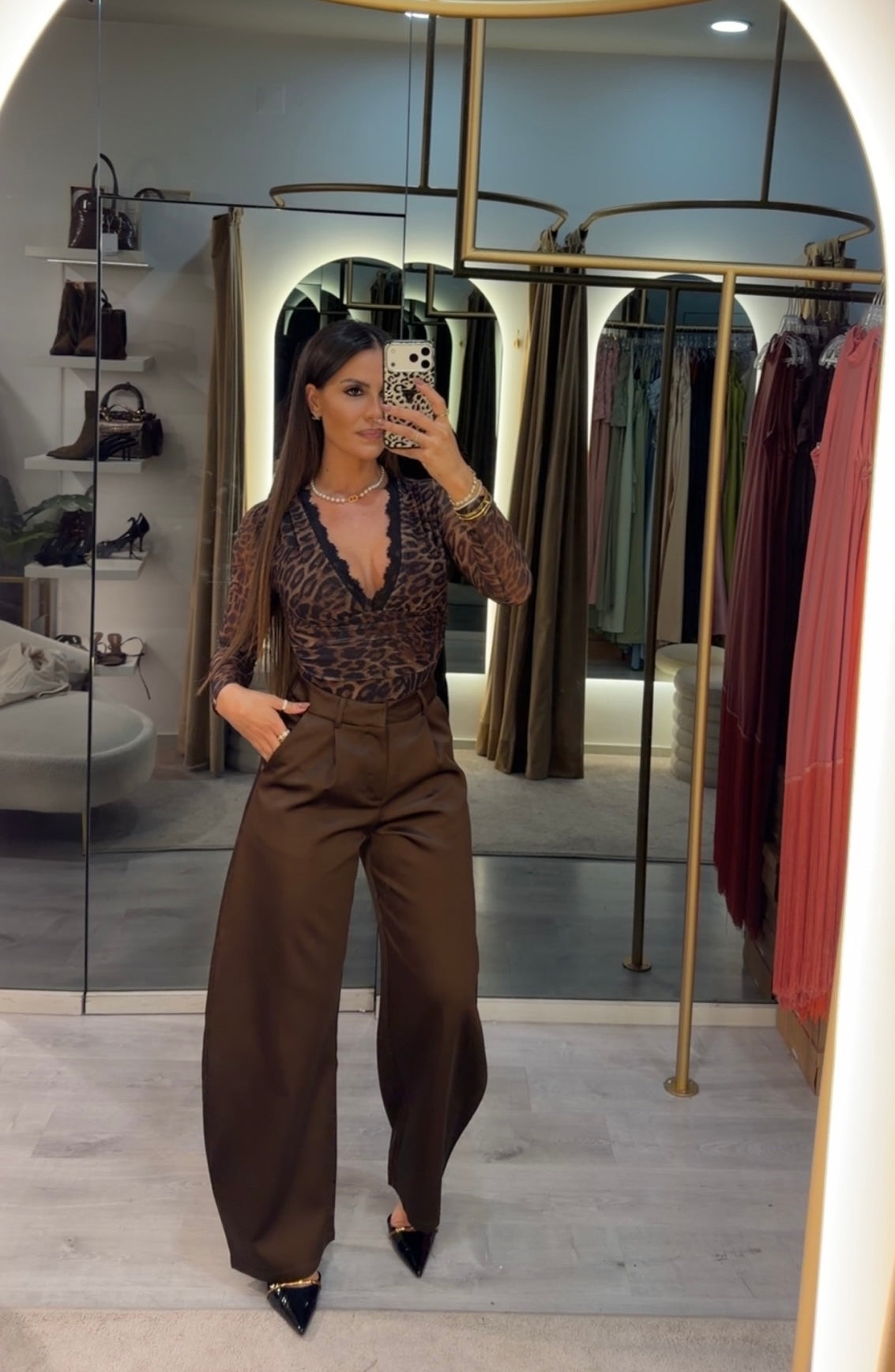 Satin Balloon Trousers