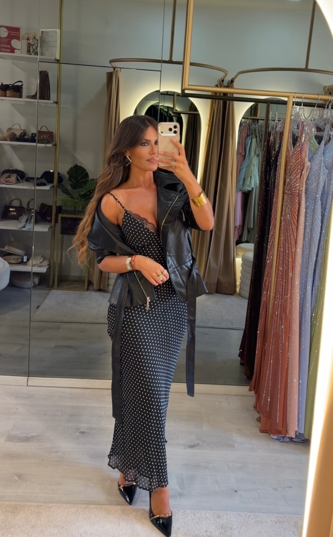 Vestido Poá – Amélie