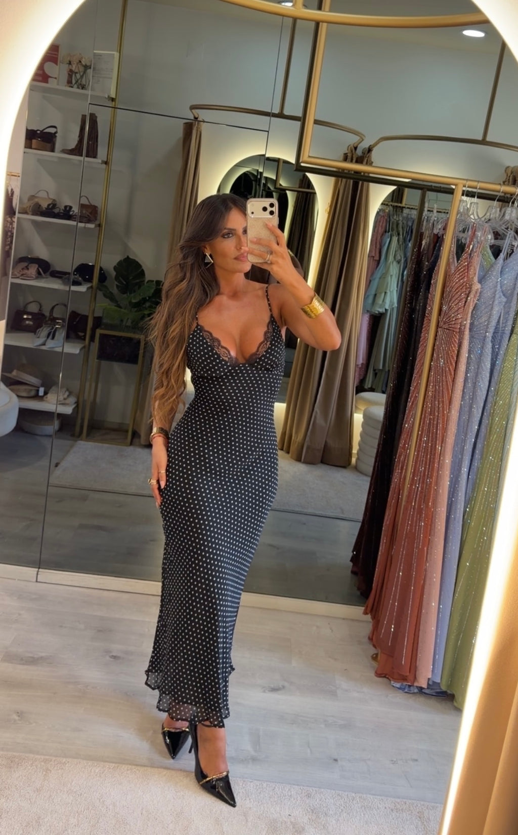 Vestido Poá – Amélie