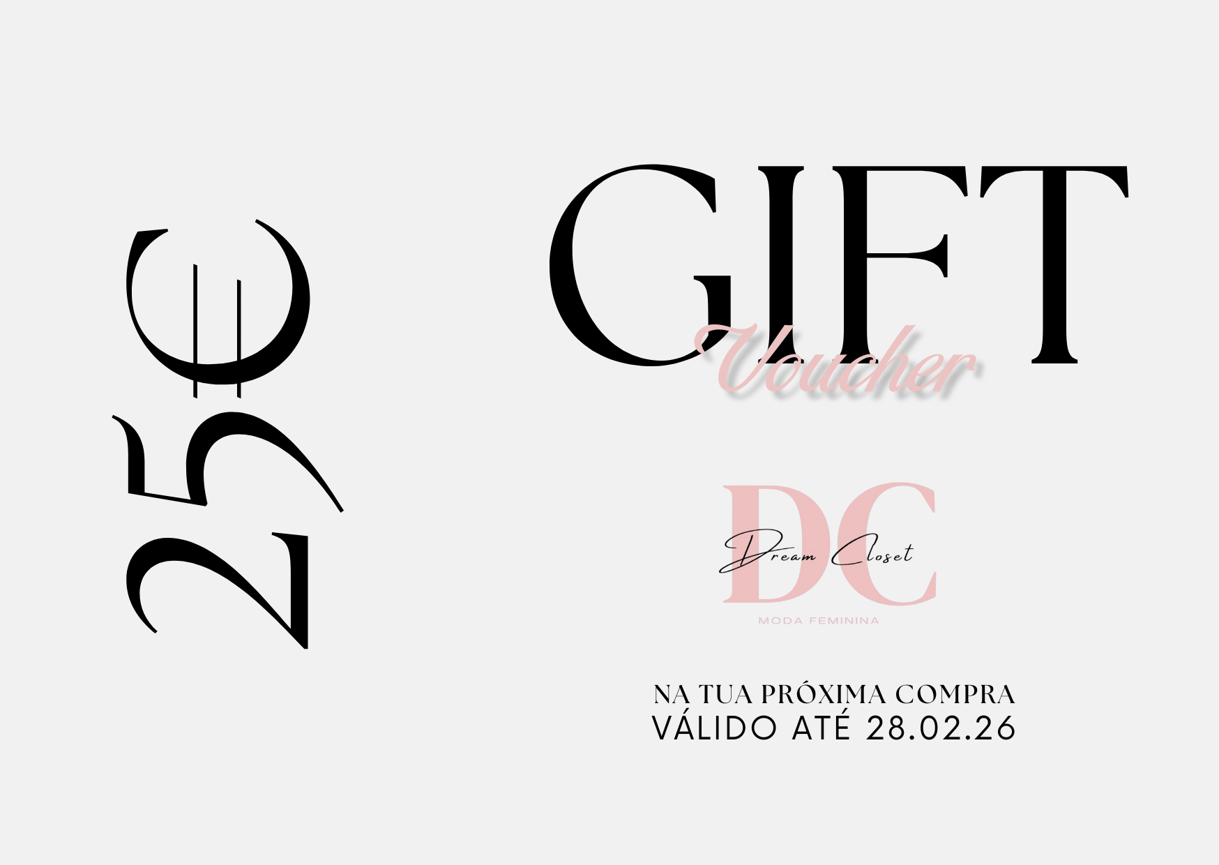 Voucher Dream Closet 25€