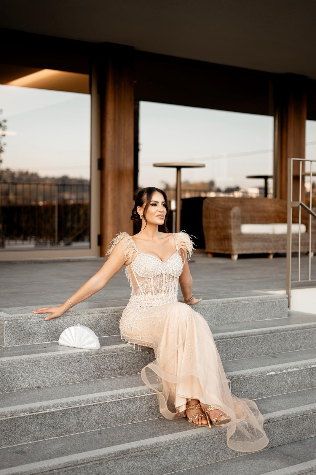 Vestido Luxe Champagne - F&P Paris