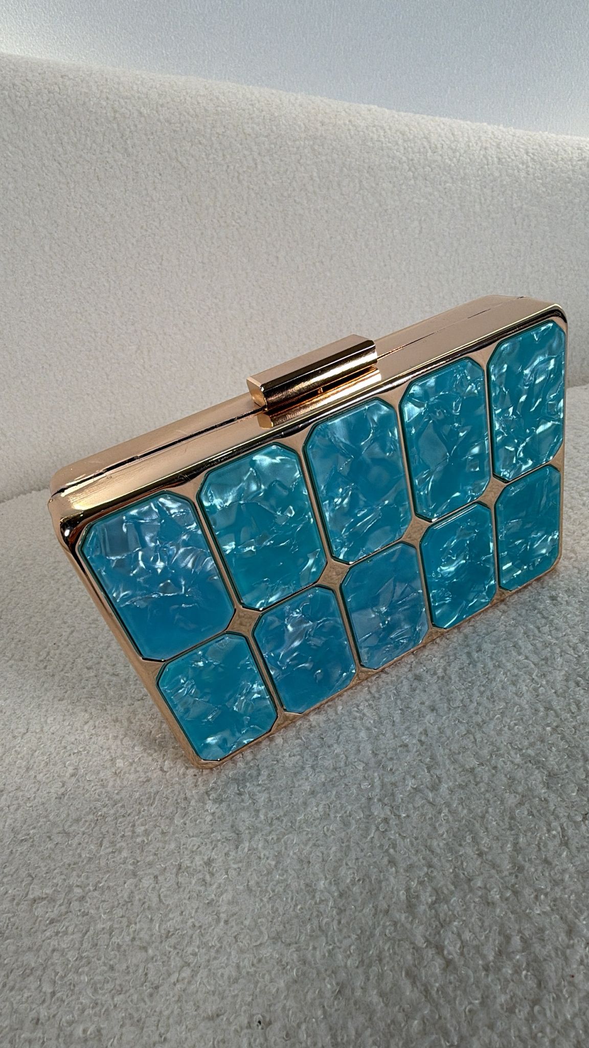 Clutch Aqua Mosaic