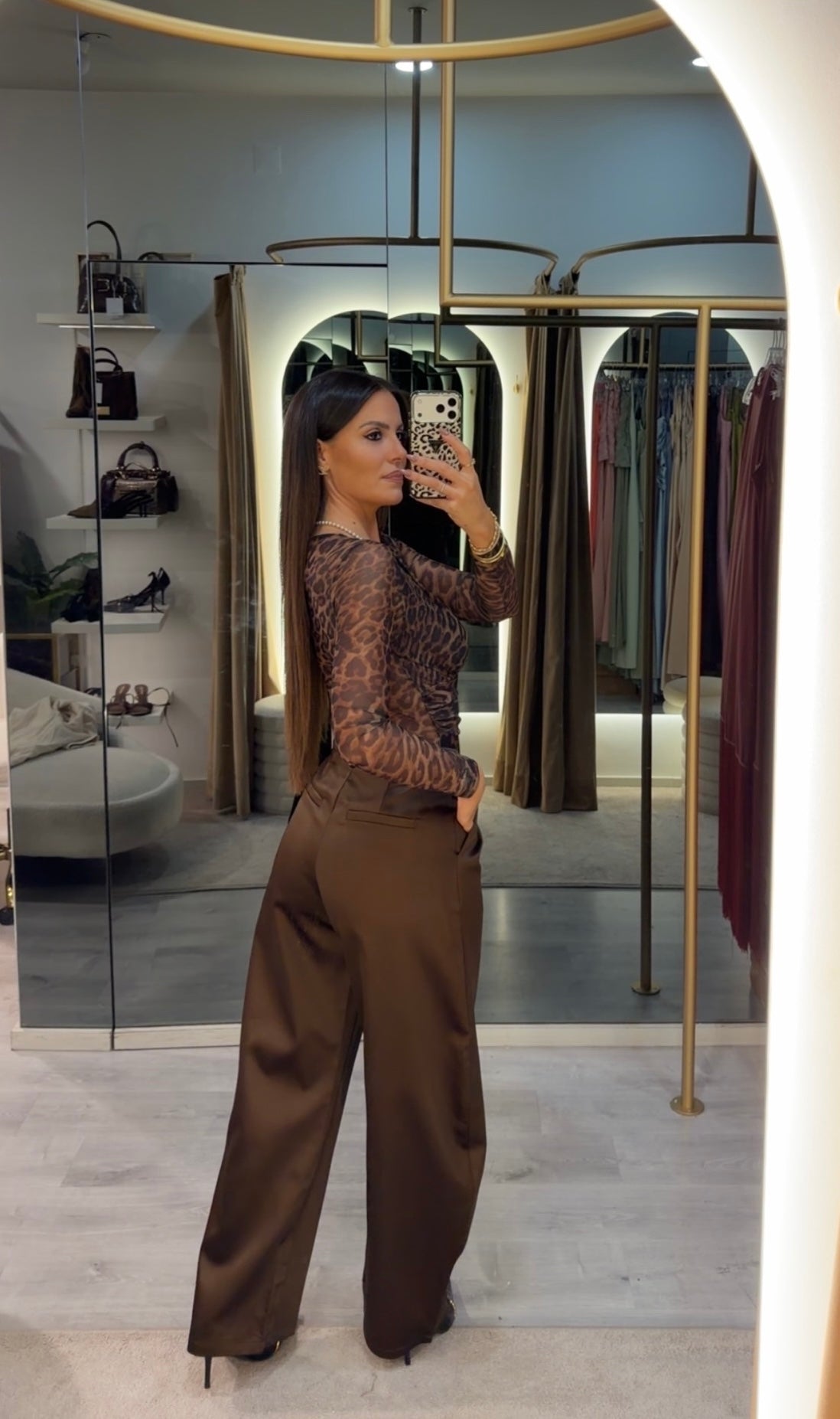 Satin Balloon Trousers