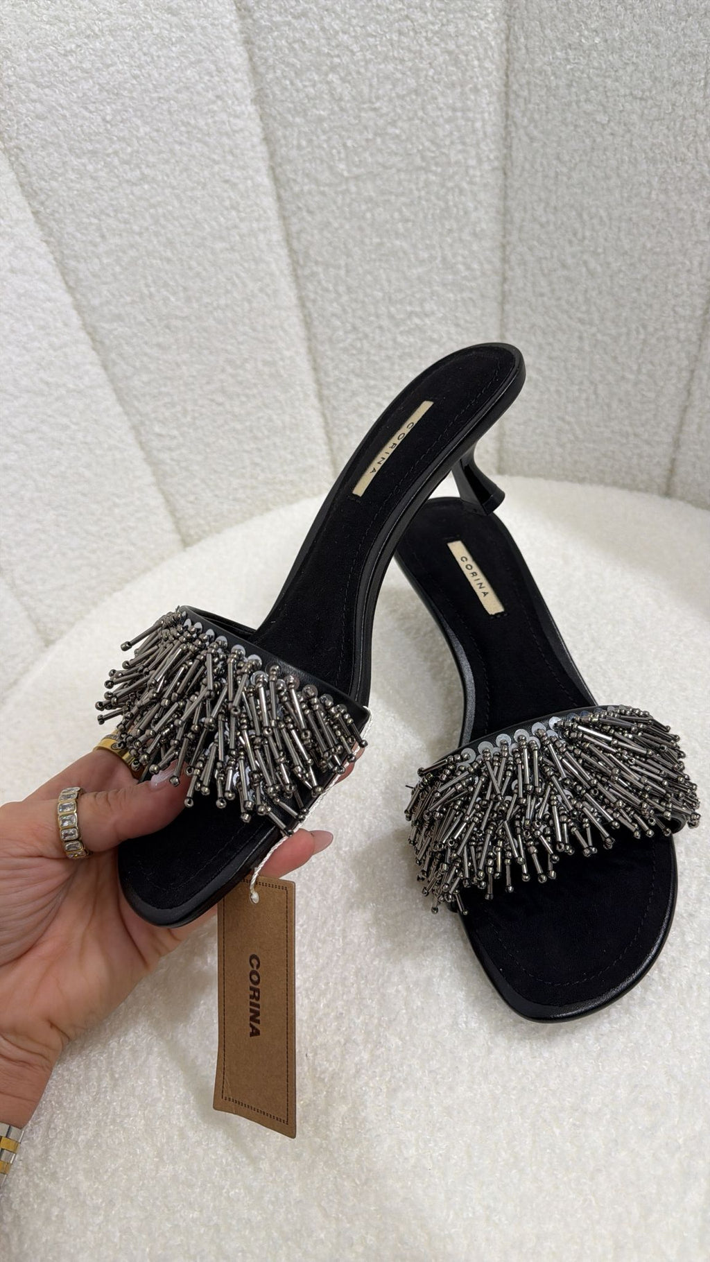 Sandálias Luxe Fringe - Corina
