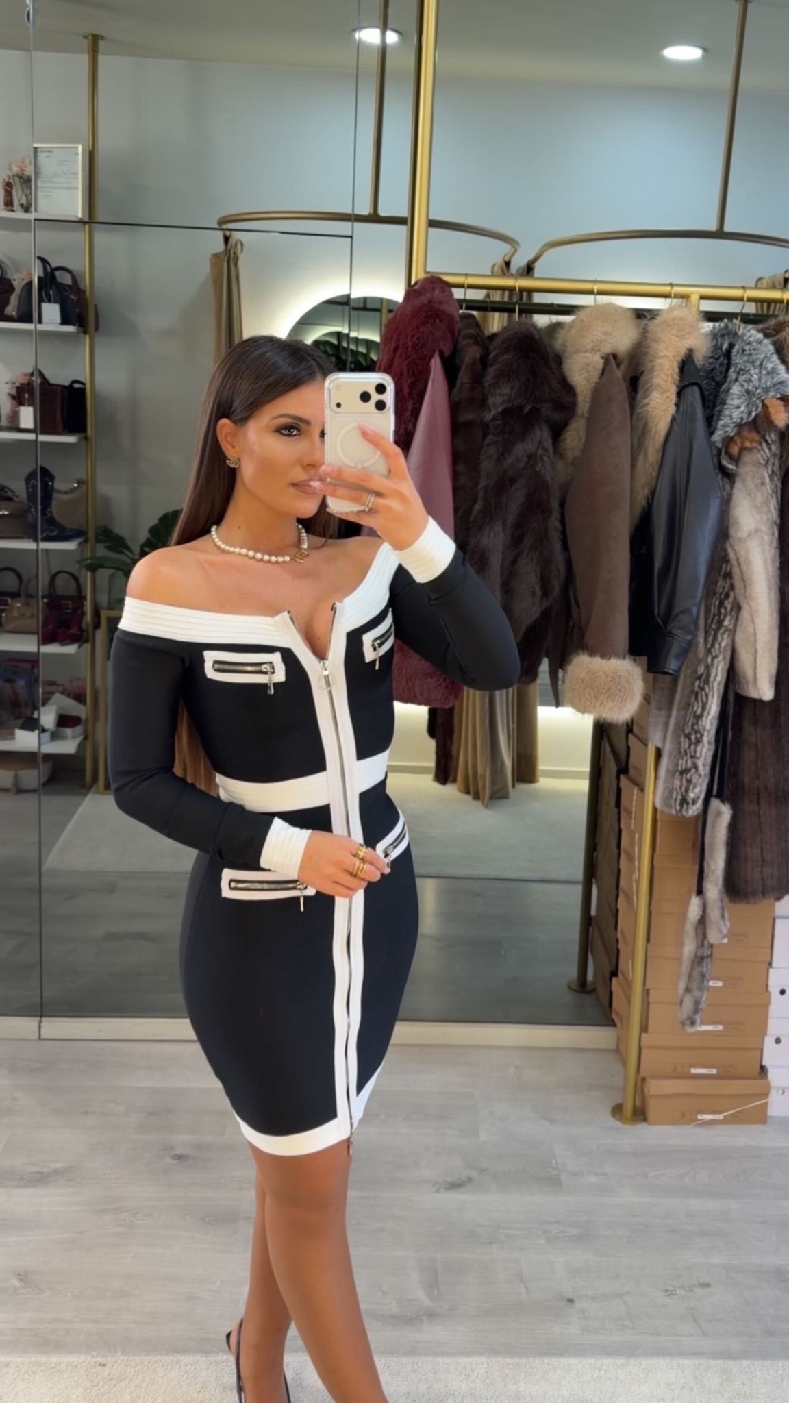 Black and White Dress - F&P Paris