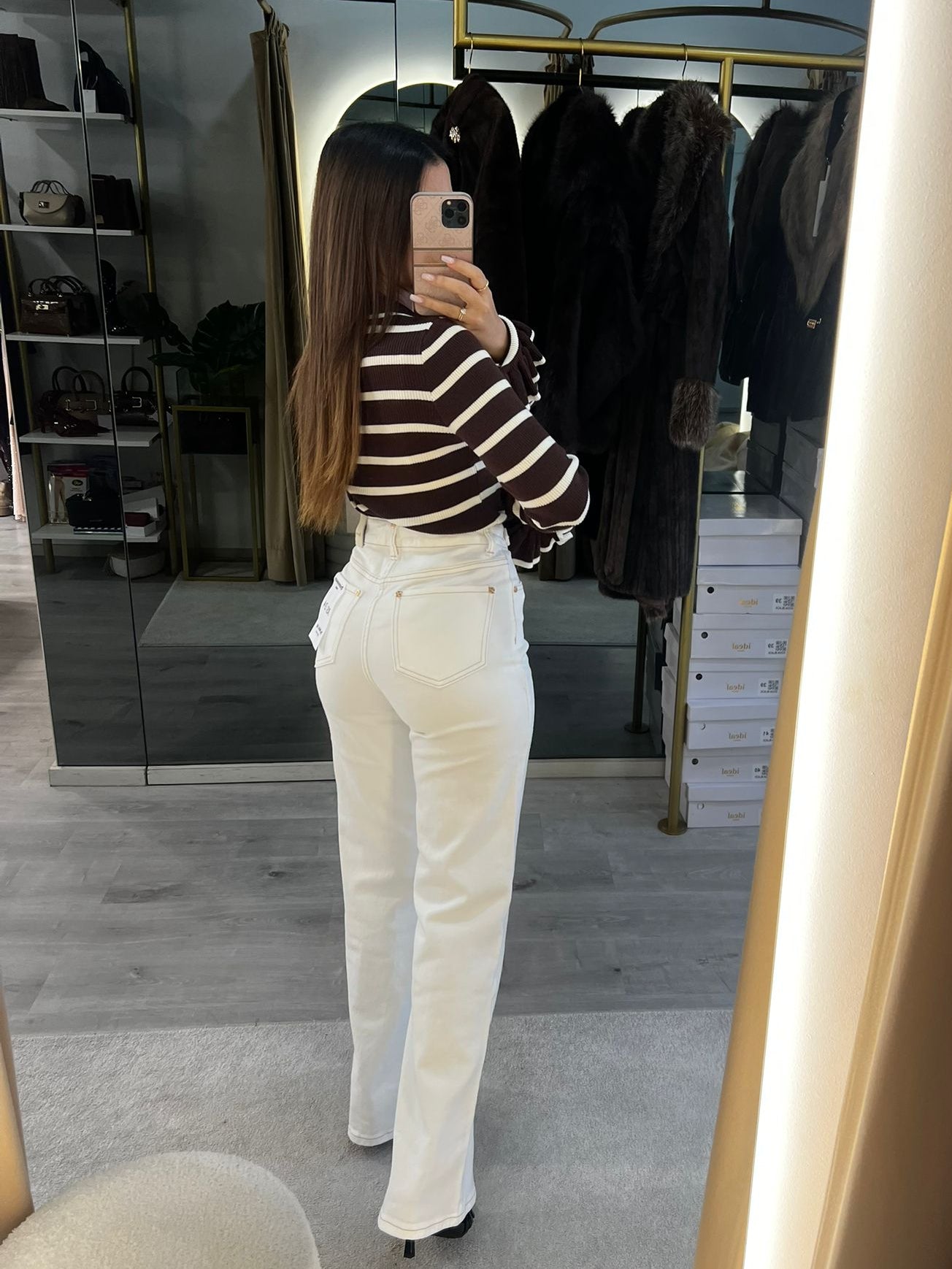 Calças Queen Hearts Brancas