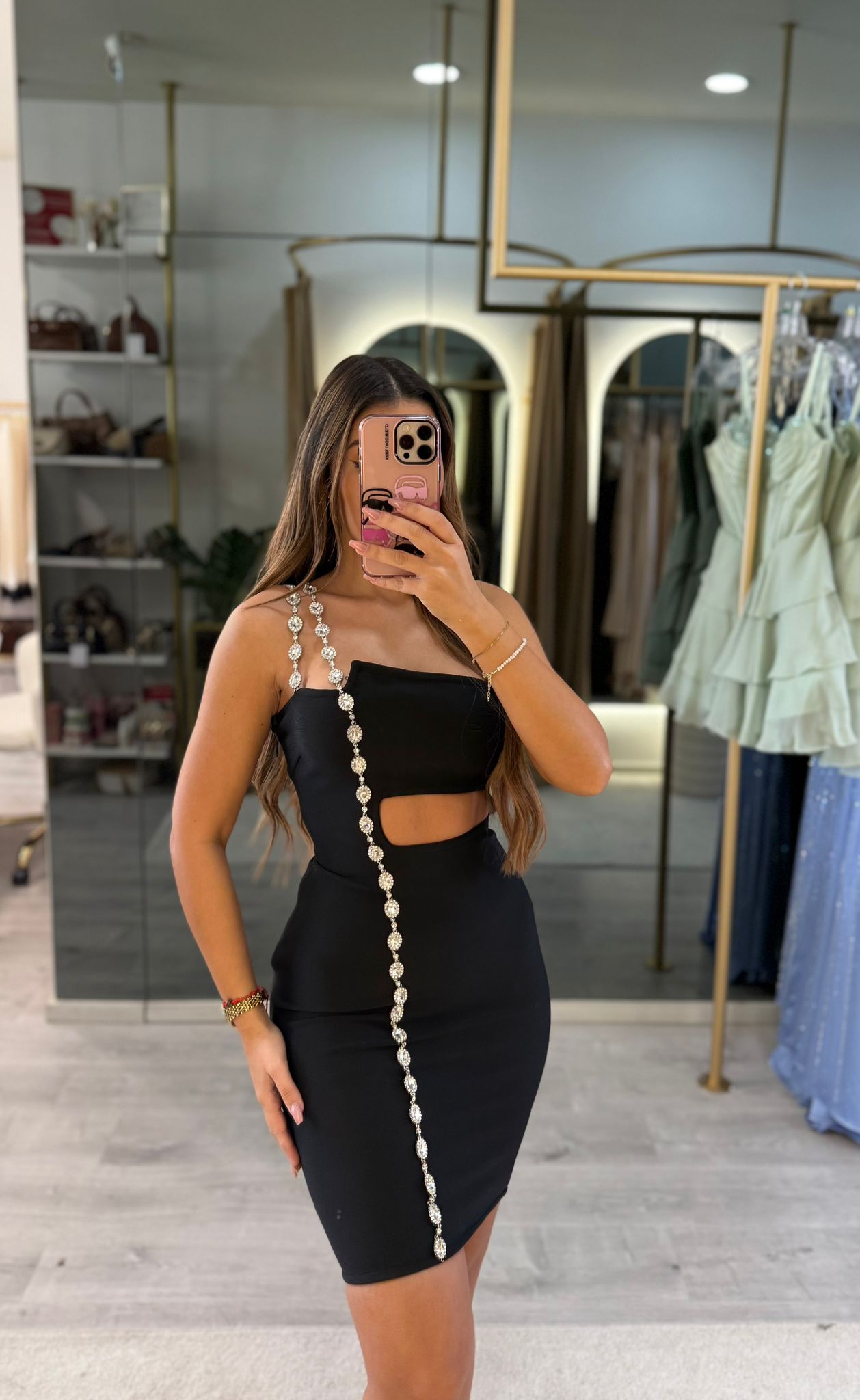 Vestido Diva Strass - F&P Paris