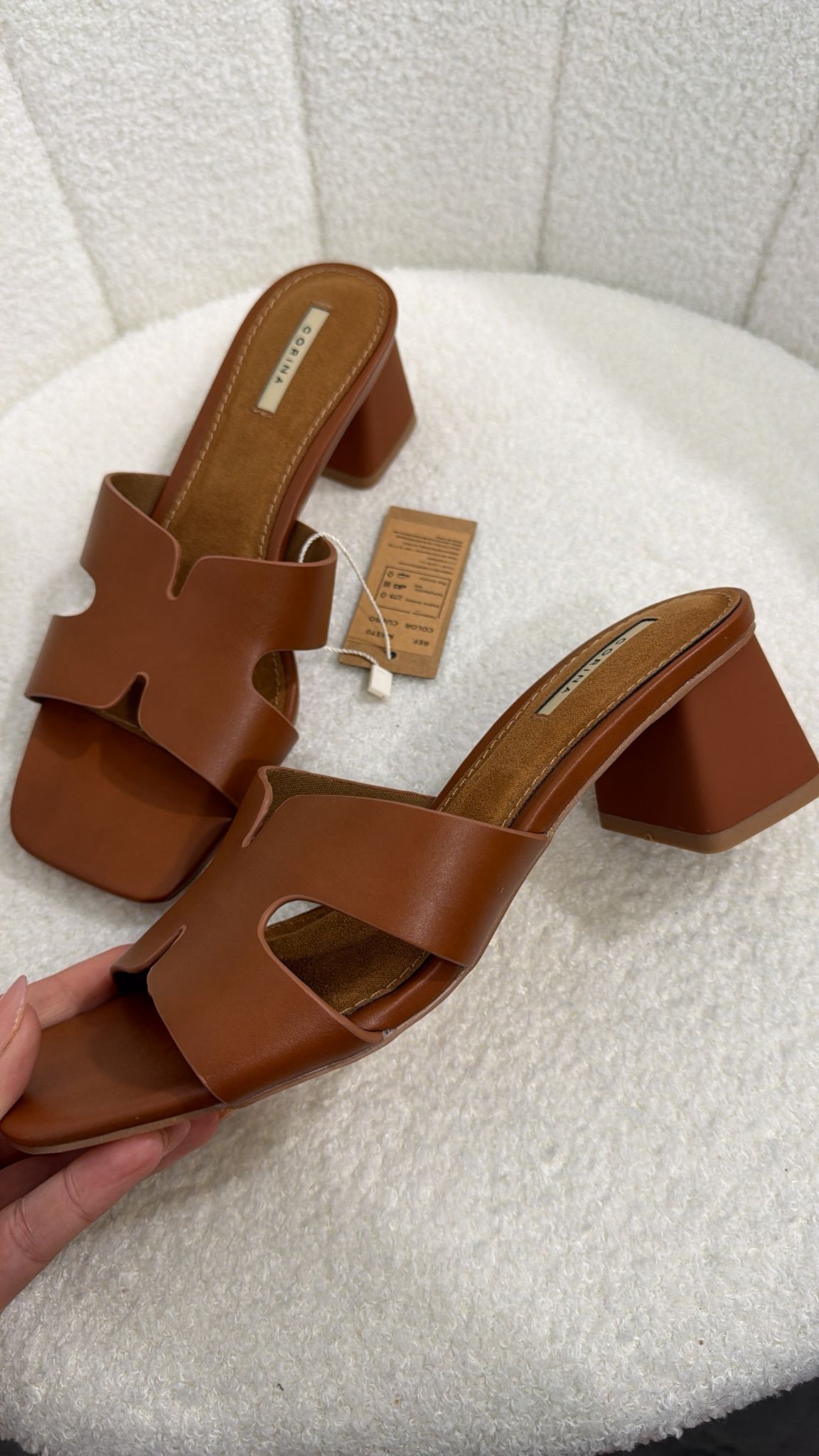 Sandália Mule H Camel
