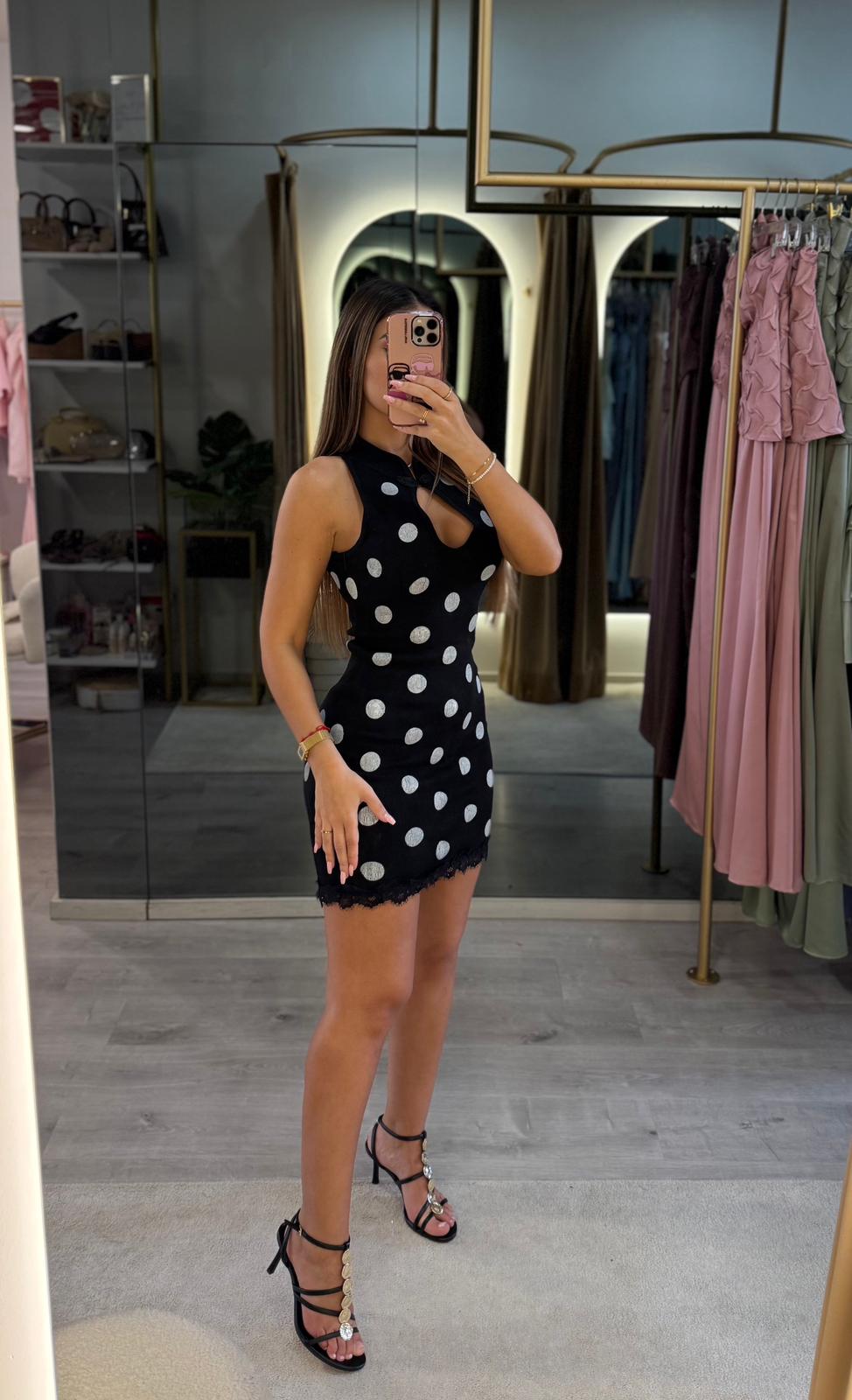 Vestido Chic Dots