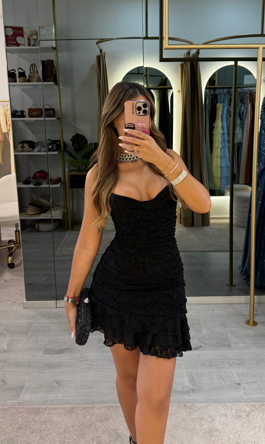 Vestido Noir Lace – F&P Paris