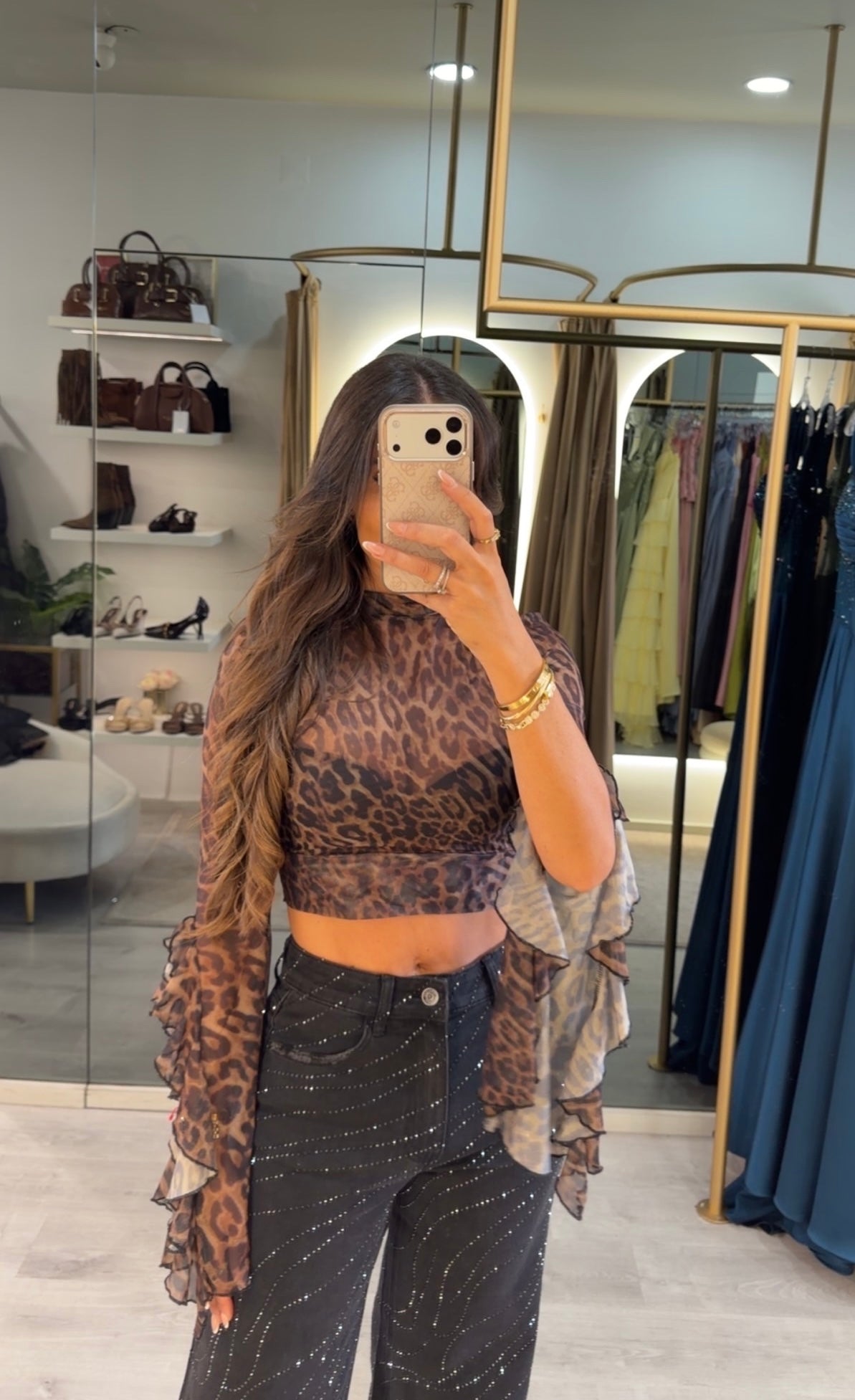 Top Bell Leopard