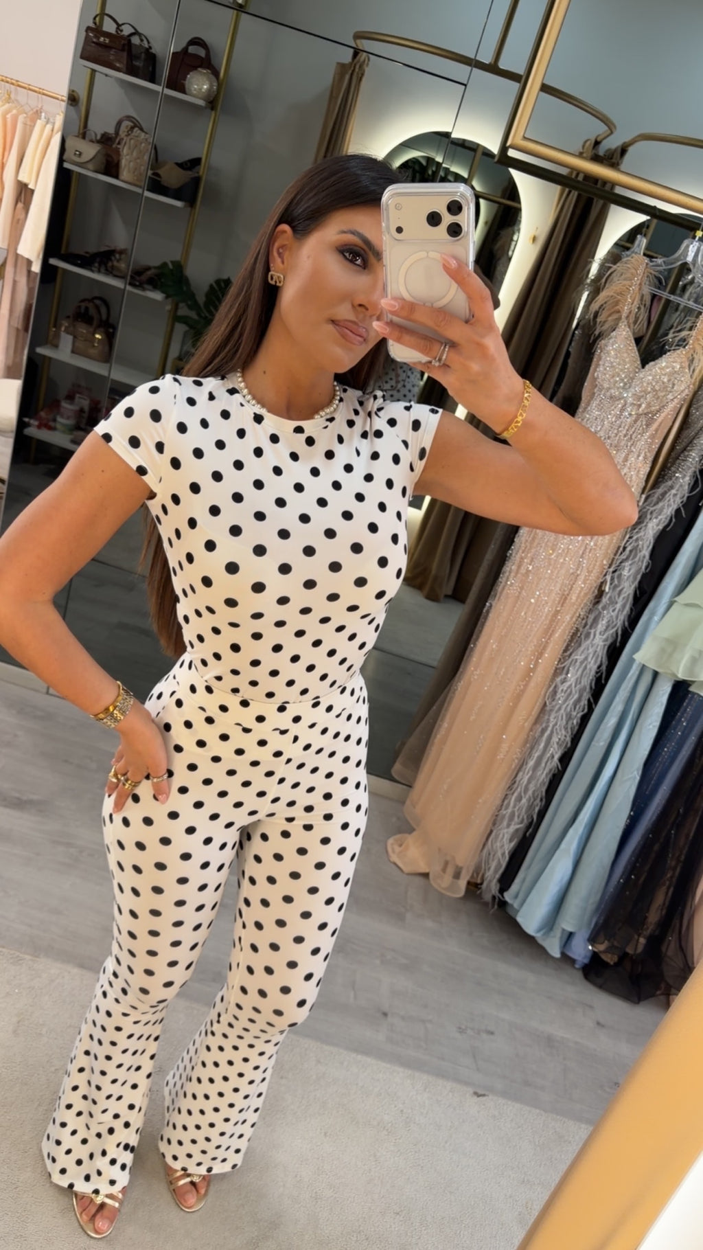 Calça Poá Chic