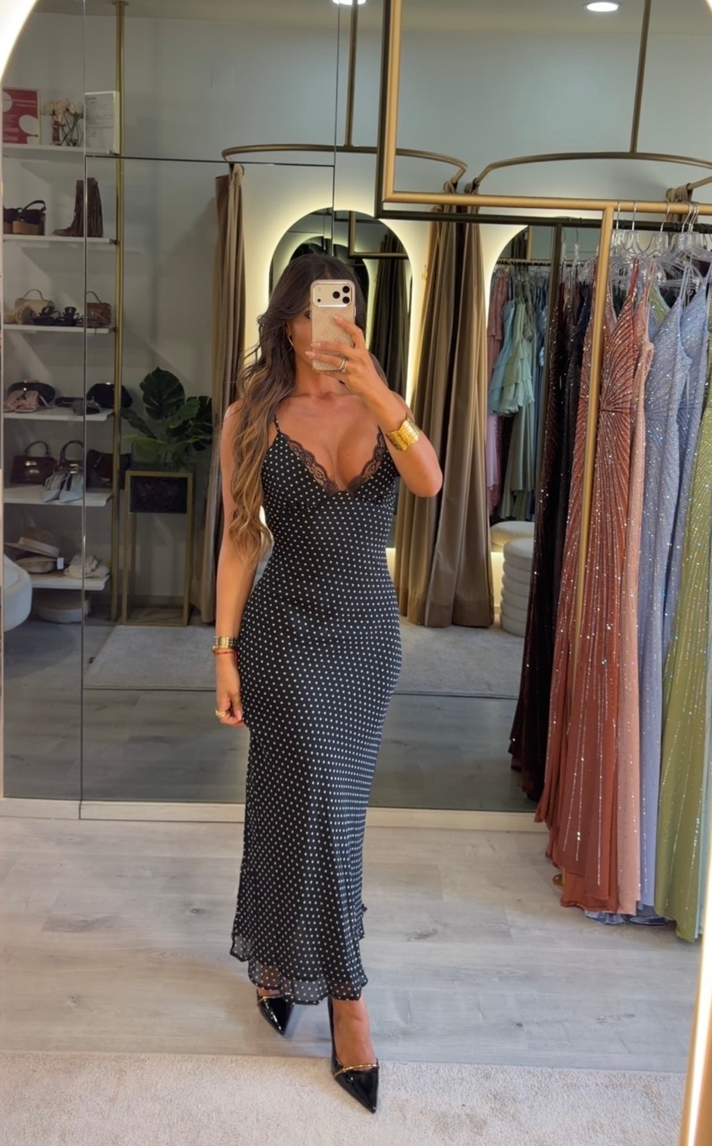 Vestido Poá – Amélie
